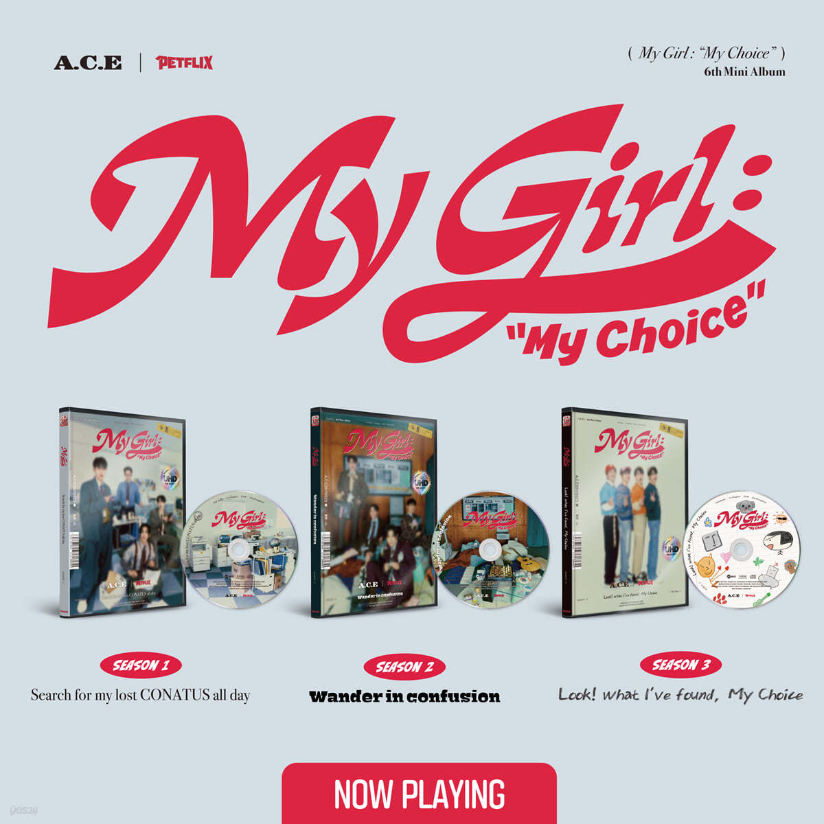 A.C.E - 6th Mini Album My Girl : My Choice (Random Ver.) | DKshop