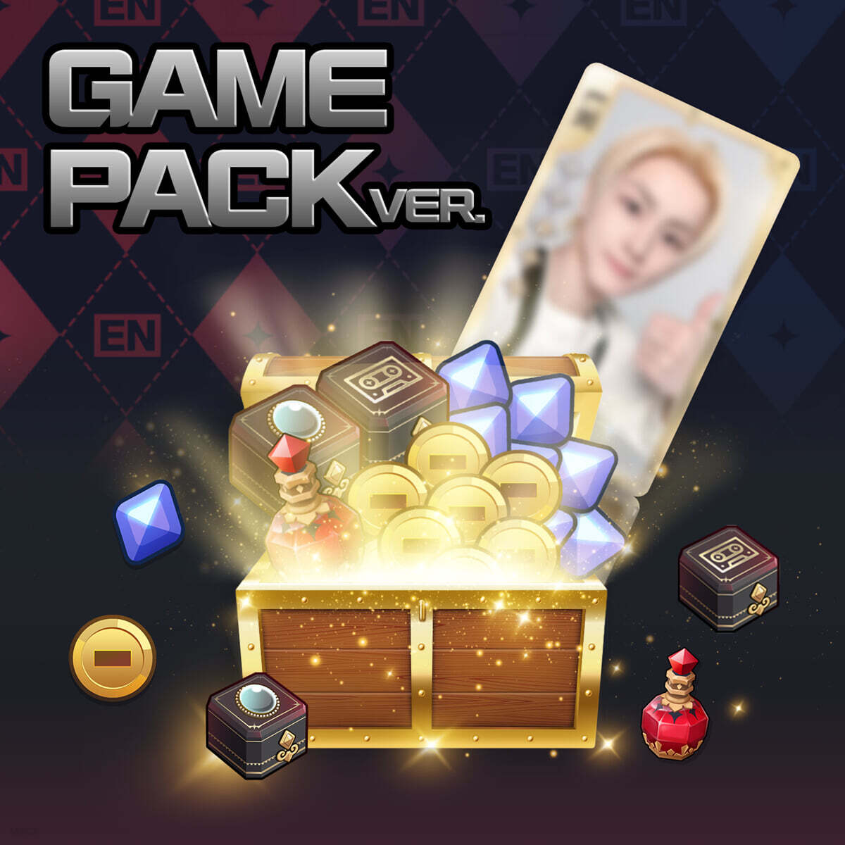 [PRE-ORDER] ENHYPEN - WORLD COUPON CARD COLLECTION (FORENSICS UNIT) (GAME PACK Ver.) ENHYPEN  DKshop