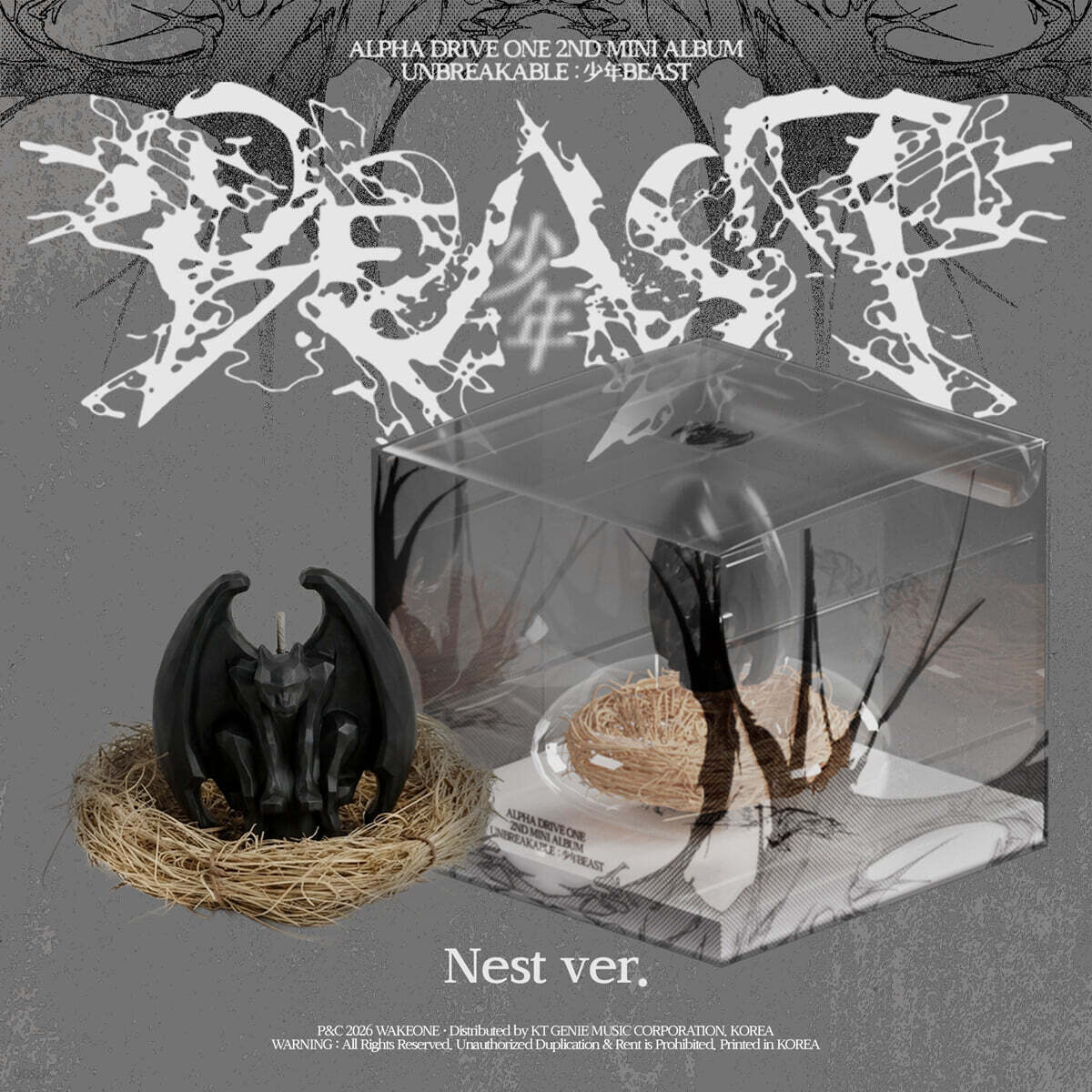 [PRE-ORDER] ALPHA DRIVE ONE - 2nd Mini Album UNBREAKABLE : 少年BEAST (Nest Ver.) ALPHA DRIVE ONE  DKshop