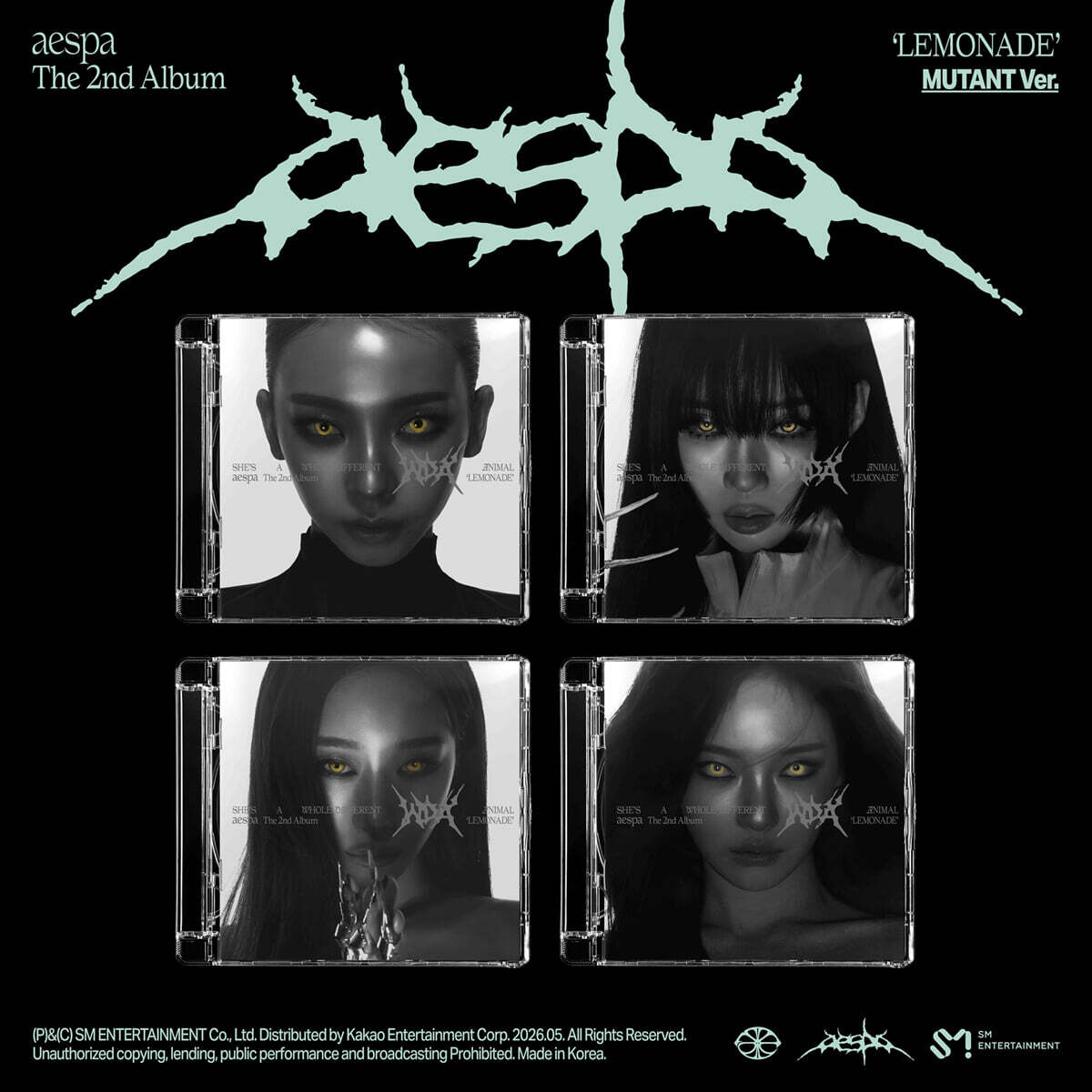 [PRE-ORDER] aespa - 2nd Album LEMONADE (MUTANT Ver.) aespa  DKshop