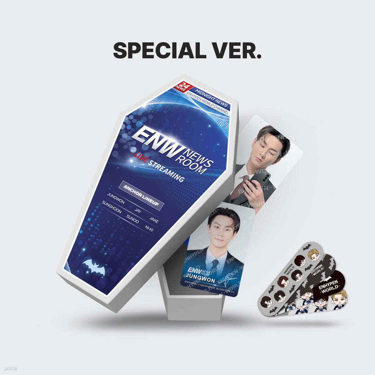 [PRE-ORDER] ENHYPEN - WORLD COUPON CARD COLLECTION (NEWS ROOM) (SPECIAL Ver.) ENHYPEN  DKshop