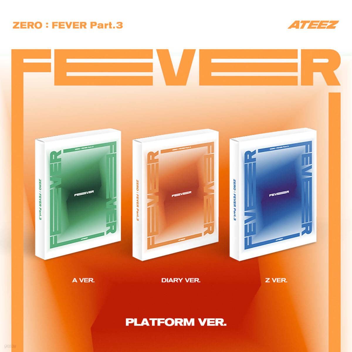 [POB Selectable] ATEEZ - 7th Mini Album ZERO : FEVER Part.3 (PLATFORM VER.)