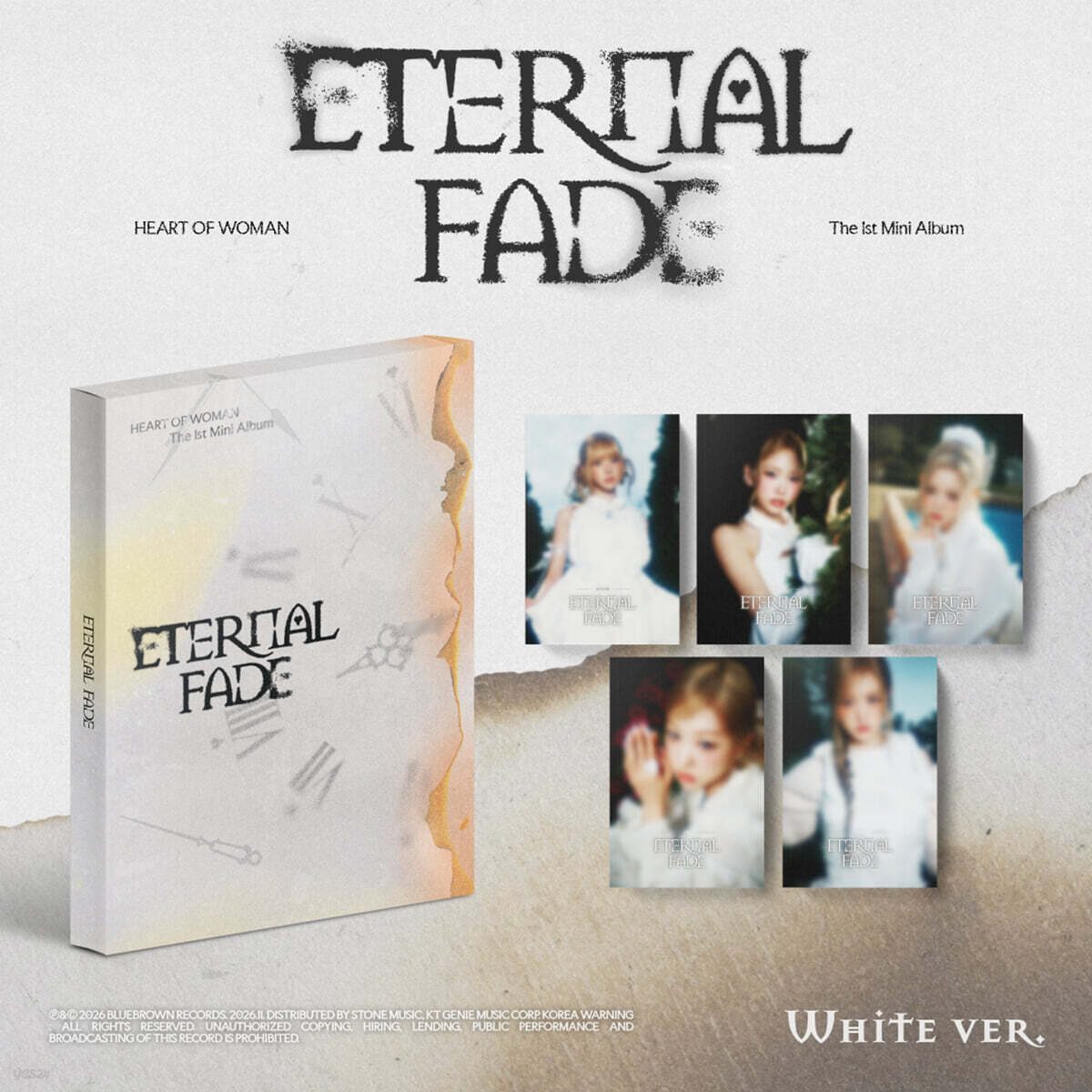 [PRE-ORDER] HEART OF WOMAN - 1st Mini Album ETERNAL FADE HEART OF WOMAN  DKshop