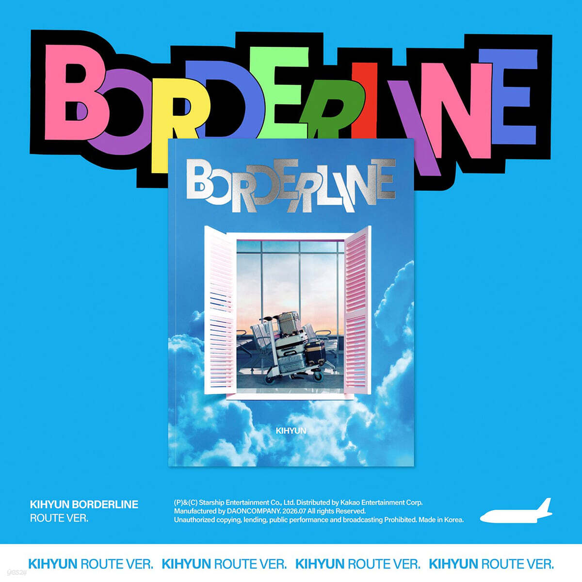 [PRE-ORDER] KIHYUN - EP : BORDERLINE (ROUTE VER.) MONSTA X  DKshop