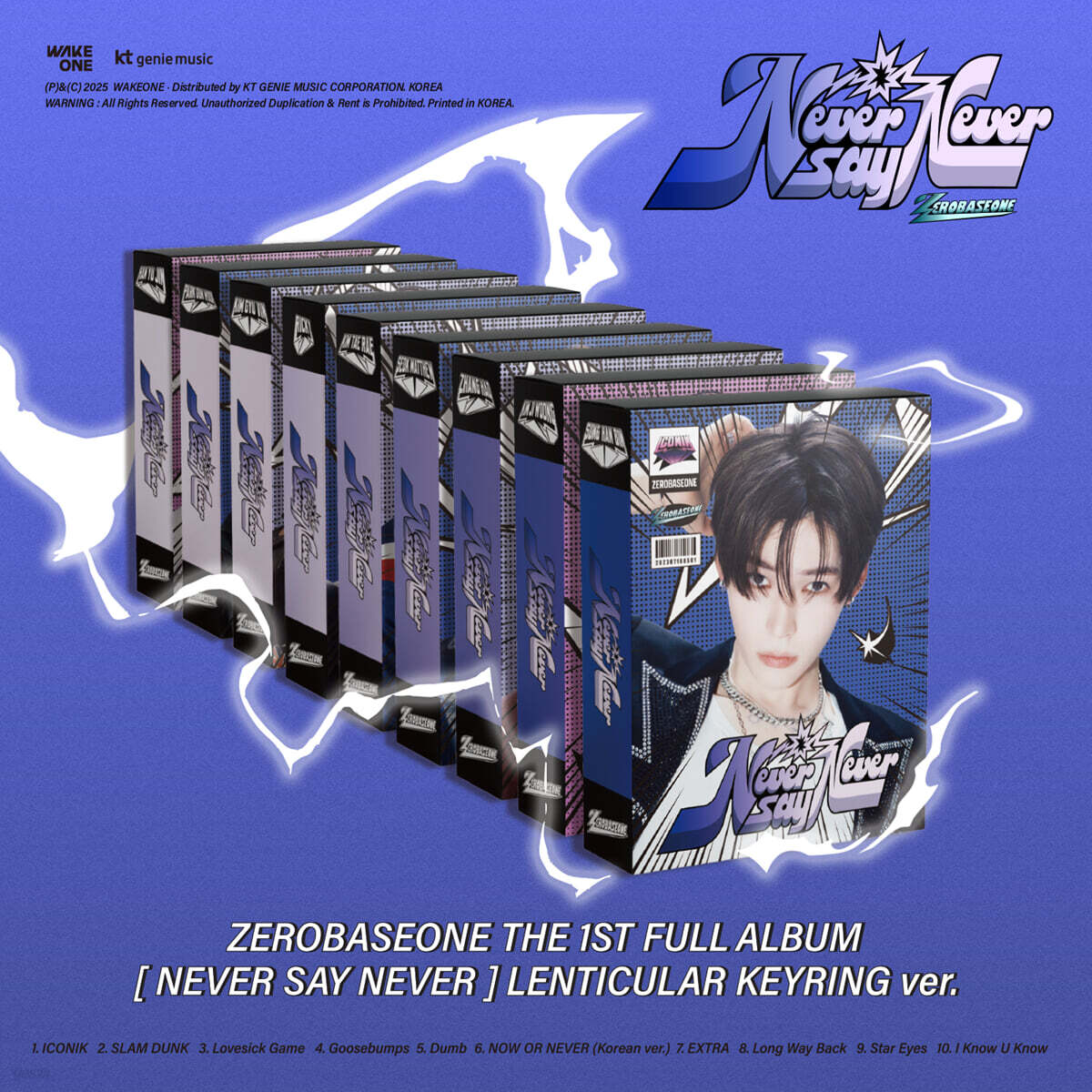 [PRE-ORDER] ZEROBASEONE - The 1st Full Album NEVER SAY NEVER (LENTICULAR KEYRING Ver.) (Random Ver.) ZEROBASEONE  DKshop