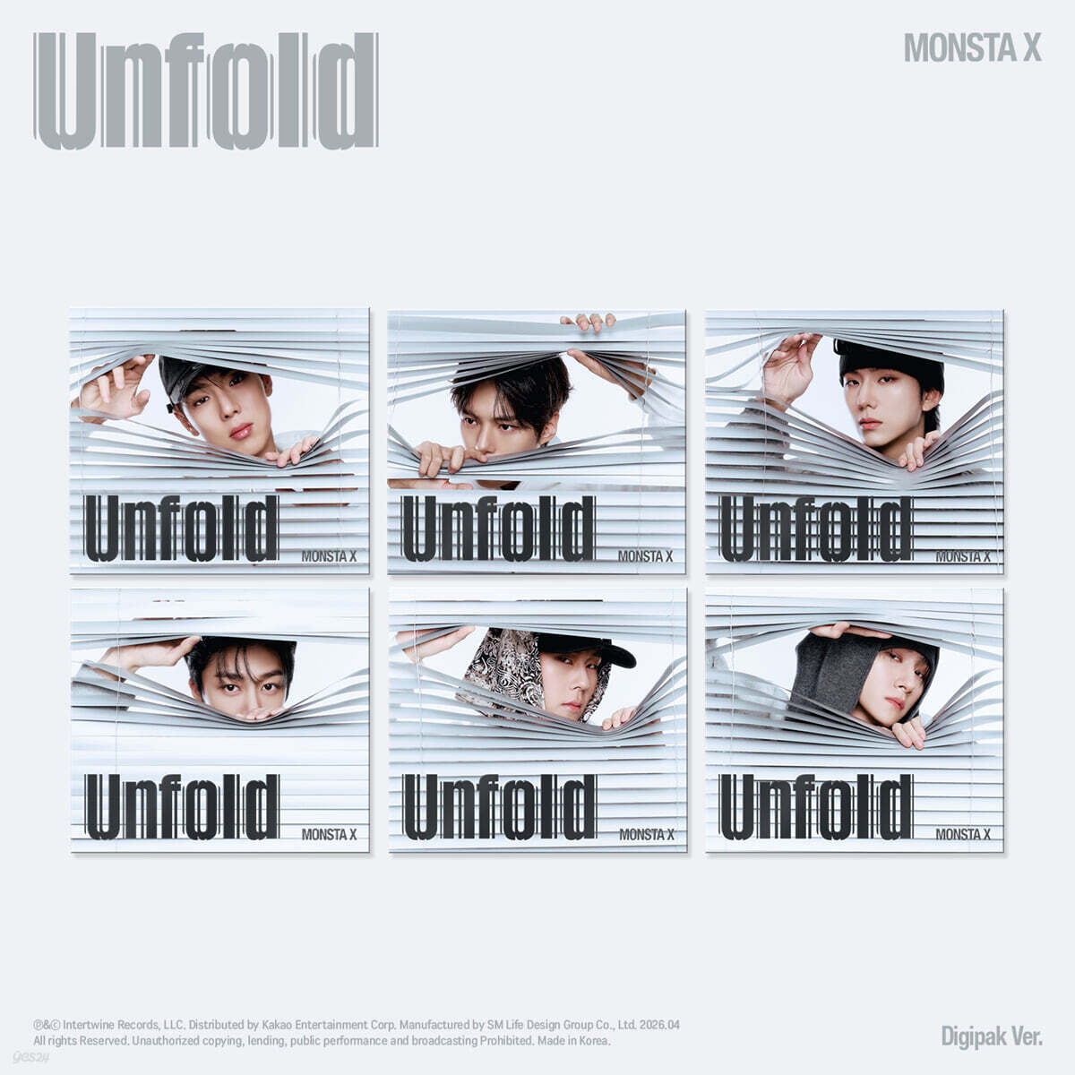 [PRE-ORDER] MONSTA X - 3rd Full Album Unfold (DIGIPACK Ver.) (Random Ver.) MONSTA X  DKshop