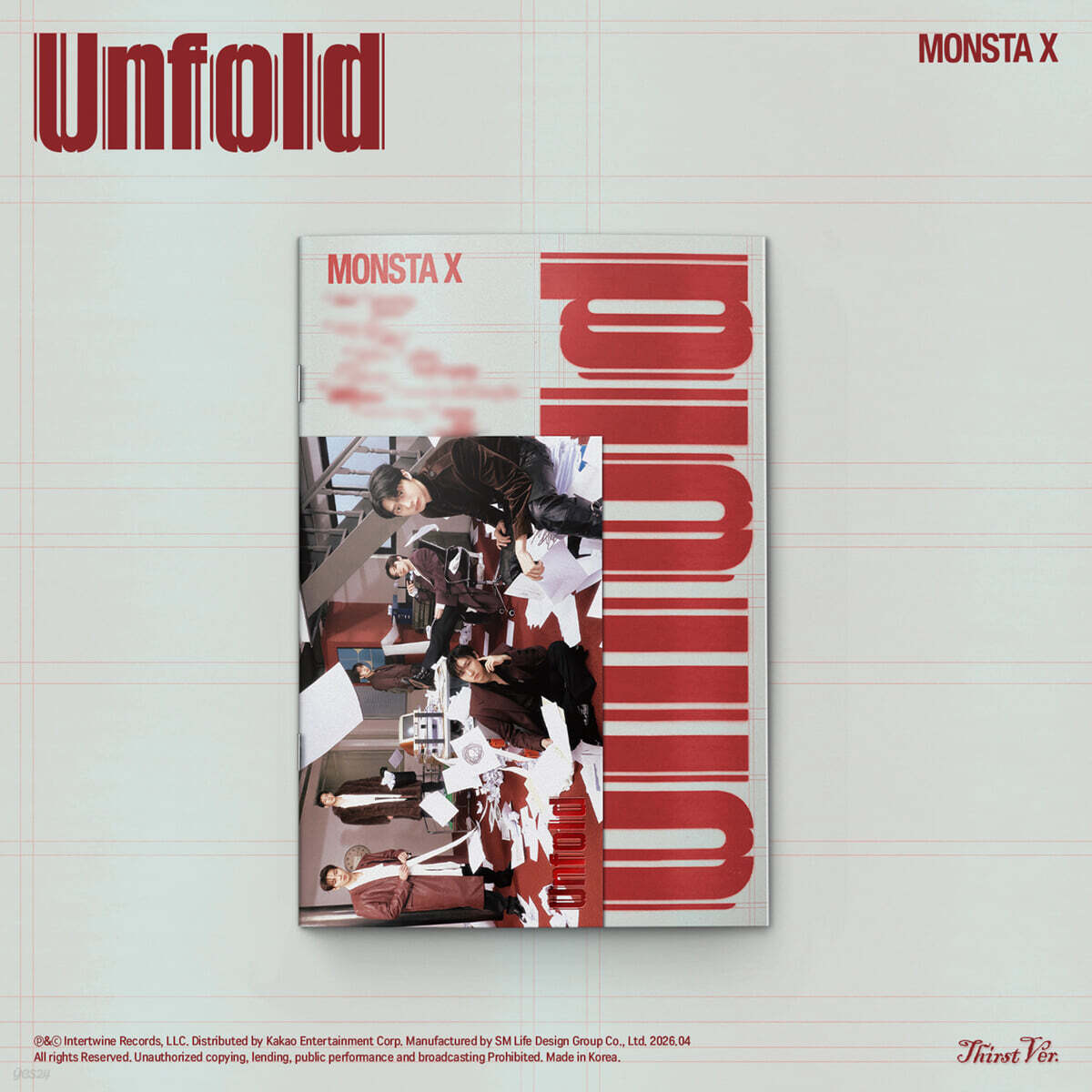 [PRE-ORDER] MONSTA X - 3rd Full Album Unfold MONSTA X  DKshop