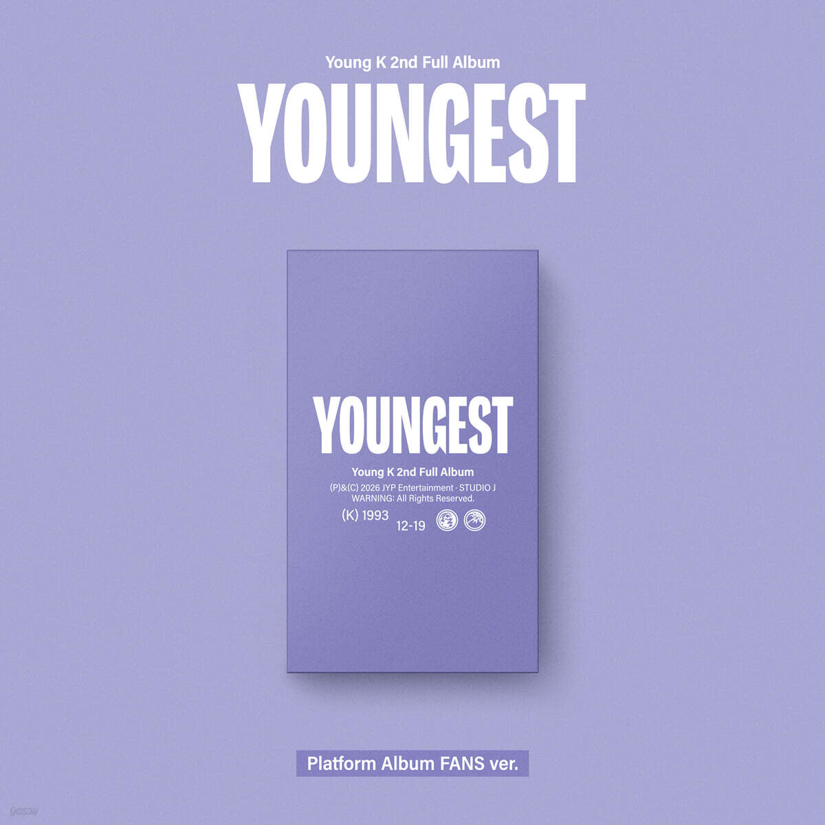 [PRE-ORDER] Young K - 2nd Full Album YOUNGEST (Platform Album FANS Ver.) DAY6  DKshop