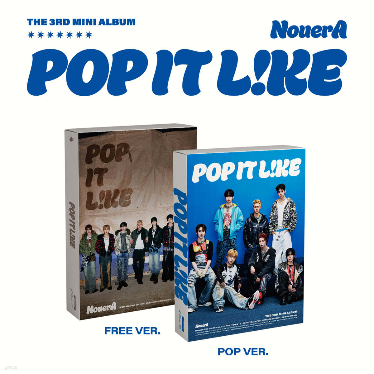 NouerA - 3rd Mini Album POP IT LIKE (Random Ver.) NouerA  DKshop