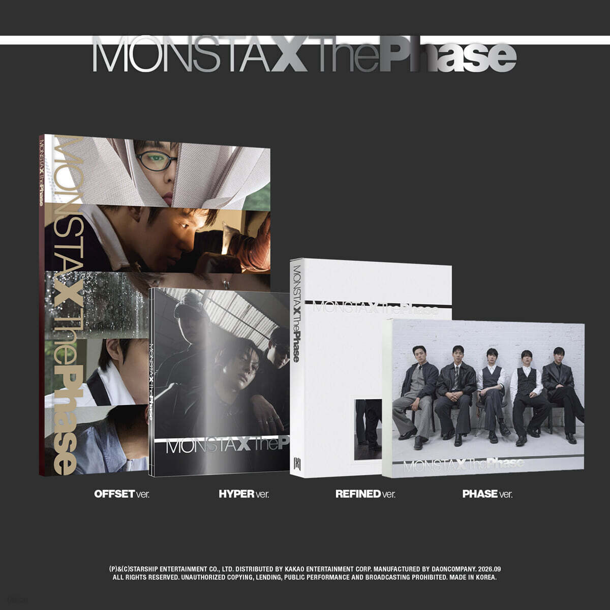 [PRE-ORDER] MONSTA X - EP : The Phase MONSTA X  DKshop