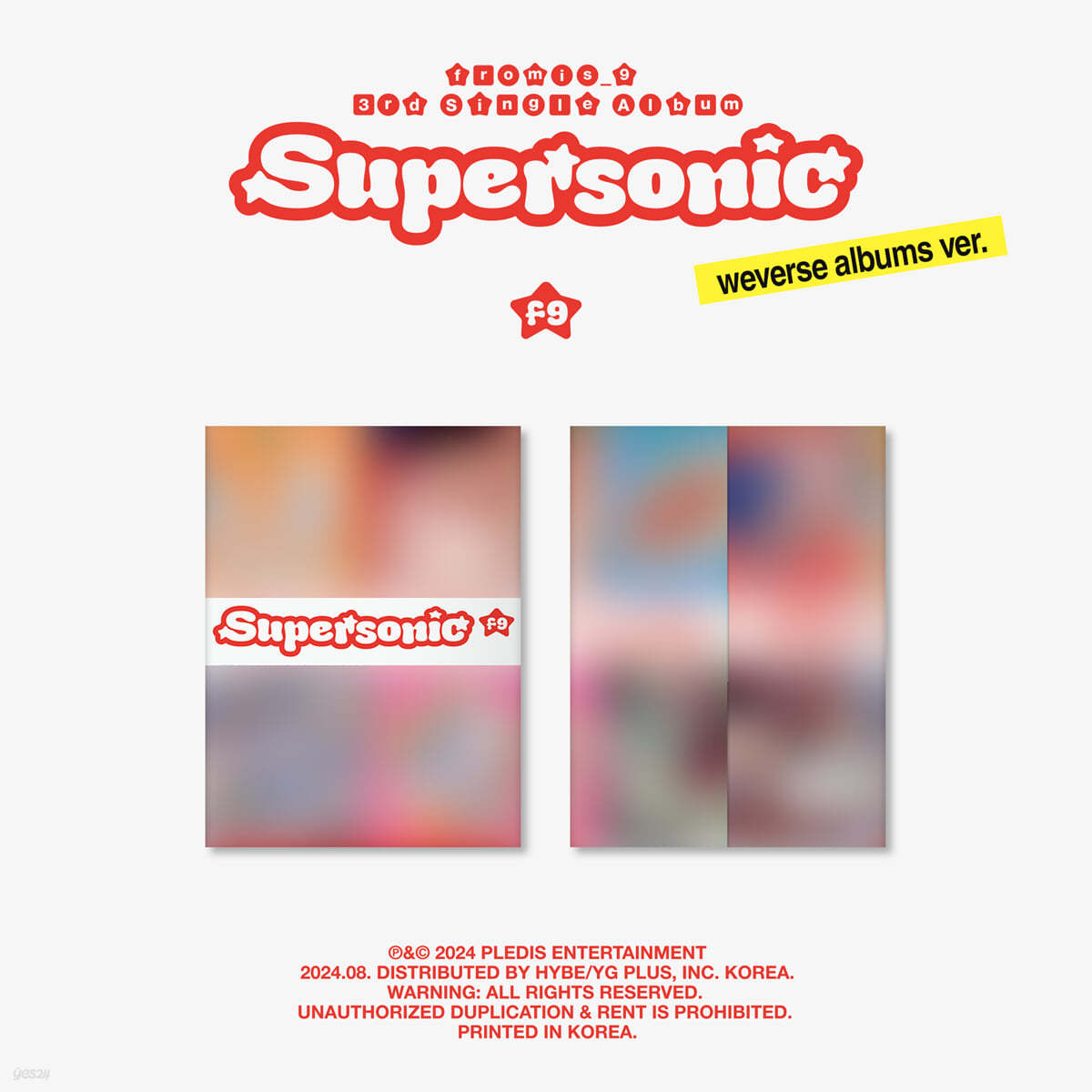 fromis_9 - 3rd Single Album Supersonic (Weverse Albums Ver.) (Random Ver.)