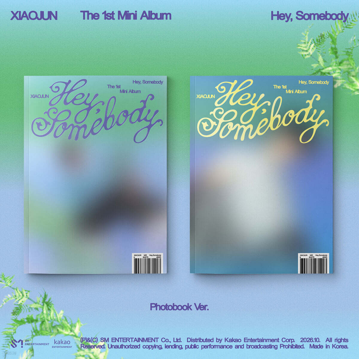 [PRE-ORDER] XIAOJUN (WayV) - 1st Mini Album Hey, Somebody NCT  DKshop