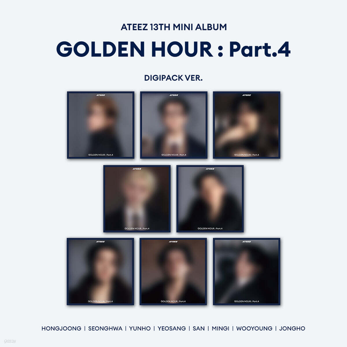 [PRE-ORDER] ATEEZ - 13th Mini Album GOLDEN HOUR : Part.4 (DIGIPACK VER.)