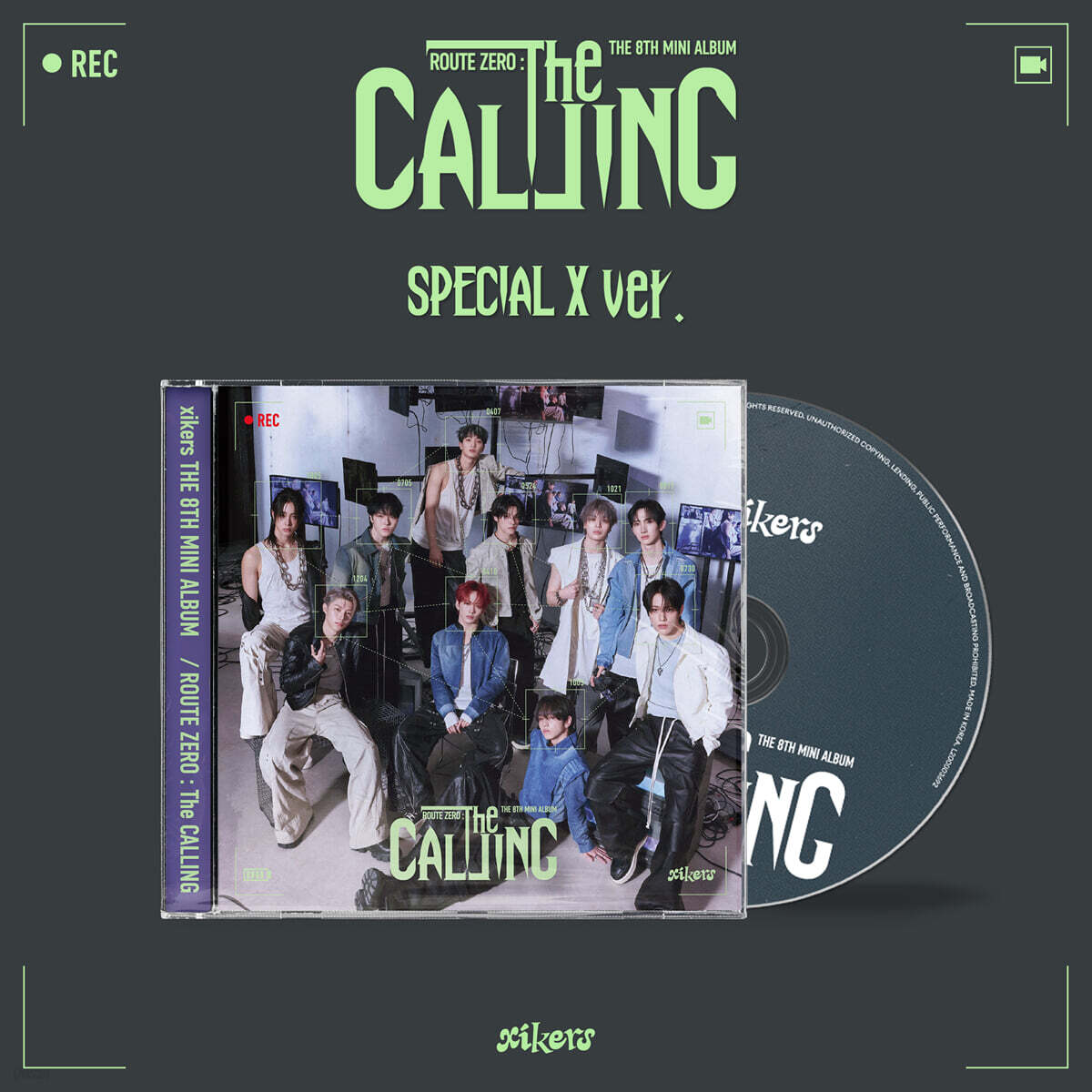 [PRE-ORDER] xikers - 8th Mini Album ROUTE ZERO : The CALLING (SPECIAL X Ver.) xikers  DKshop