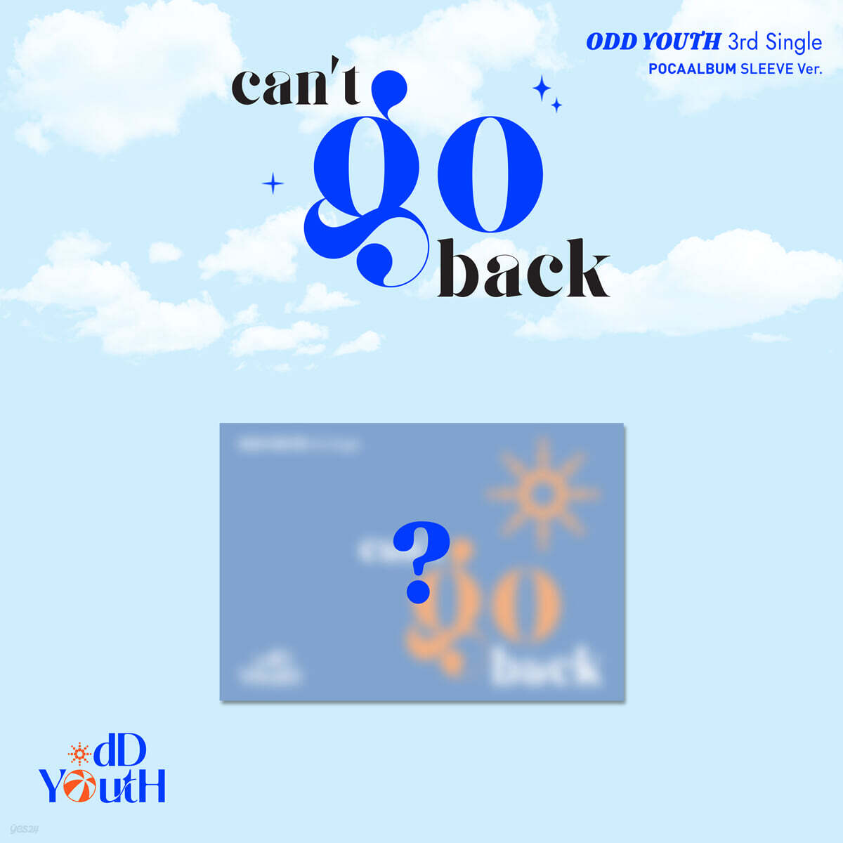 [PRE-ORDER] ODD YOUTH - 3rd Single Album can't go back (POCAALBUM SLEEVE Ver.) ODD YOUTH  DKshop