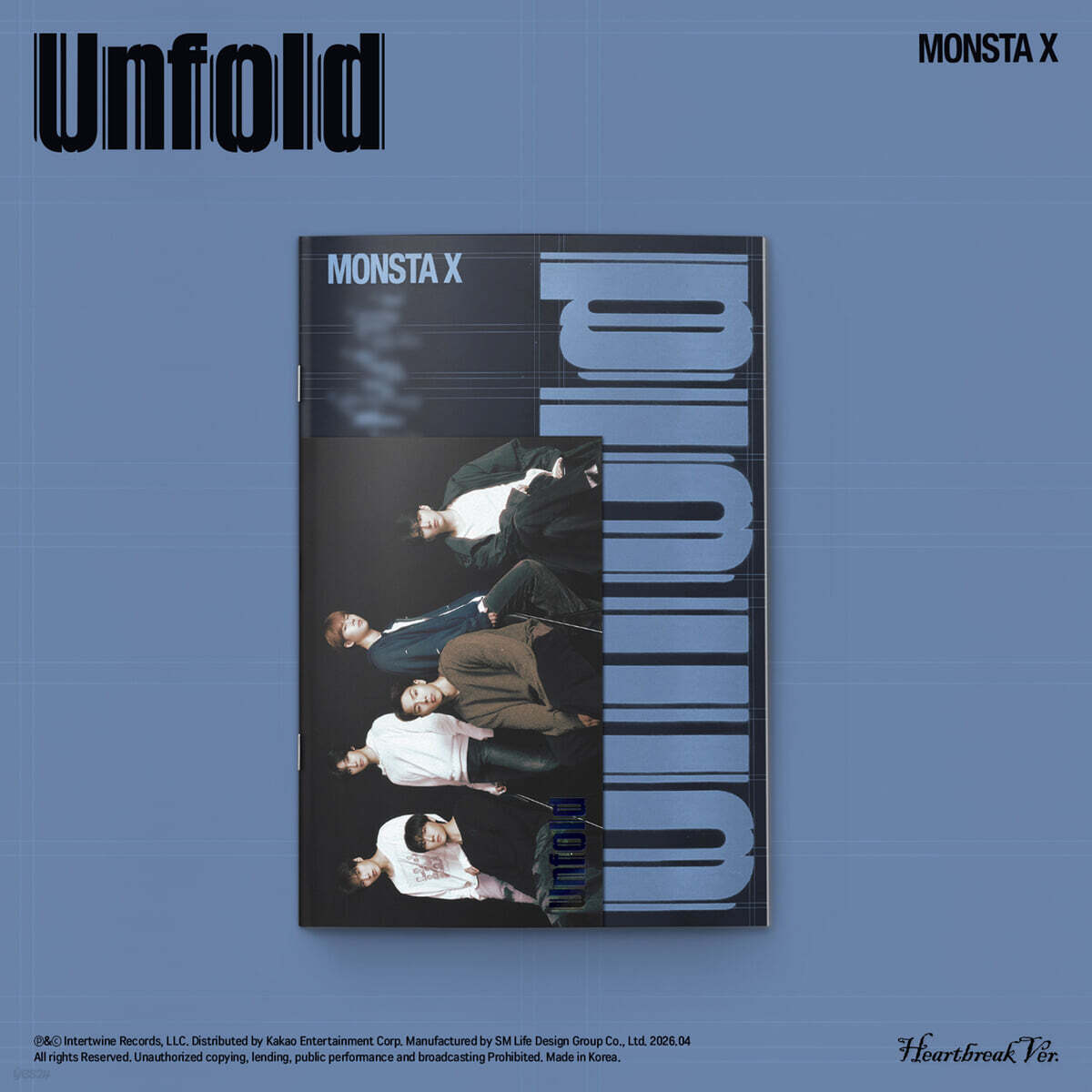 [PRE-ORDER] MONSTA X - 3rd Full Album Unfold MONSTA X  DKshop