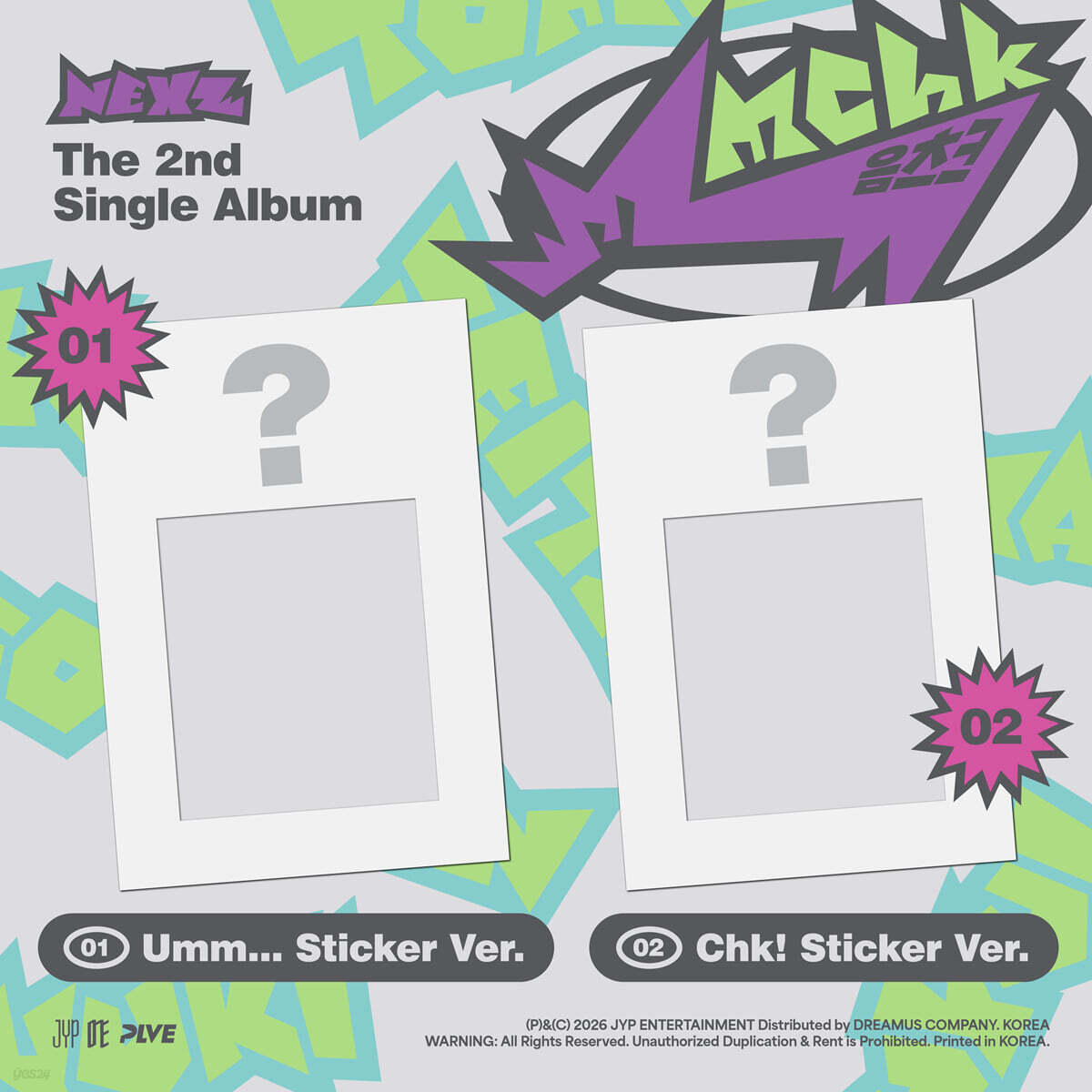 [PRE-ORDER] NEXZ - 2nd Single Album Mmchk (Sticker Ver.) NEXZ  DKshop