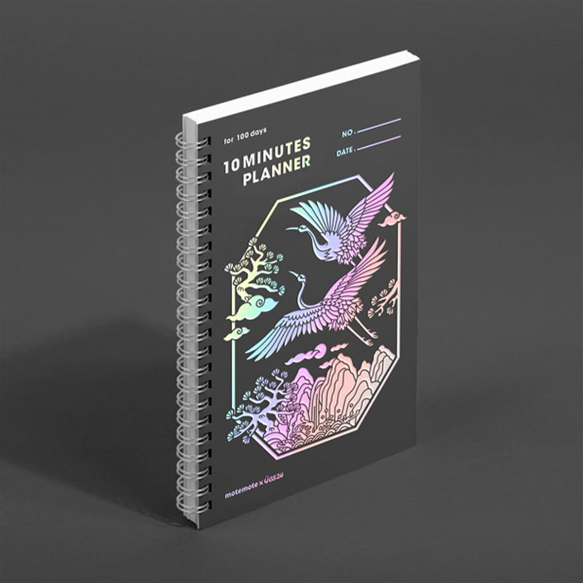 [MOTEMOTE] 10 Minutes Planner 100 DAYS - Cloud and Crane Motif MOTEMOTE  DKshop
