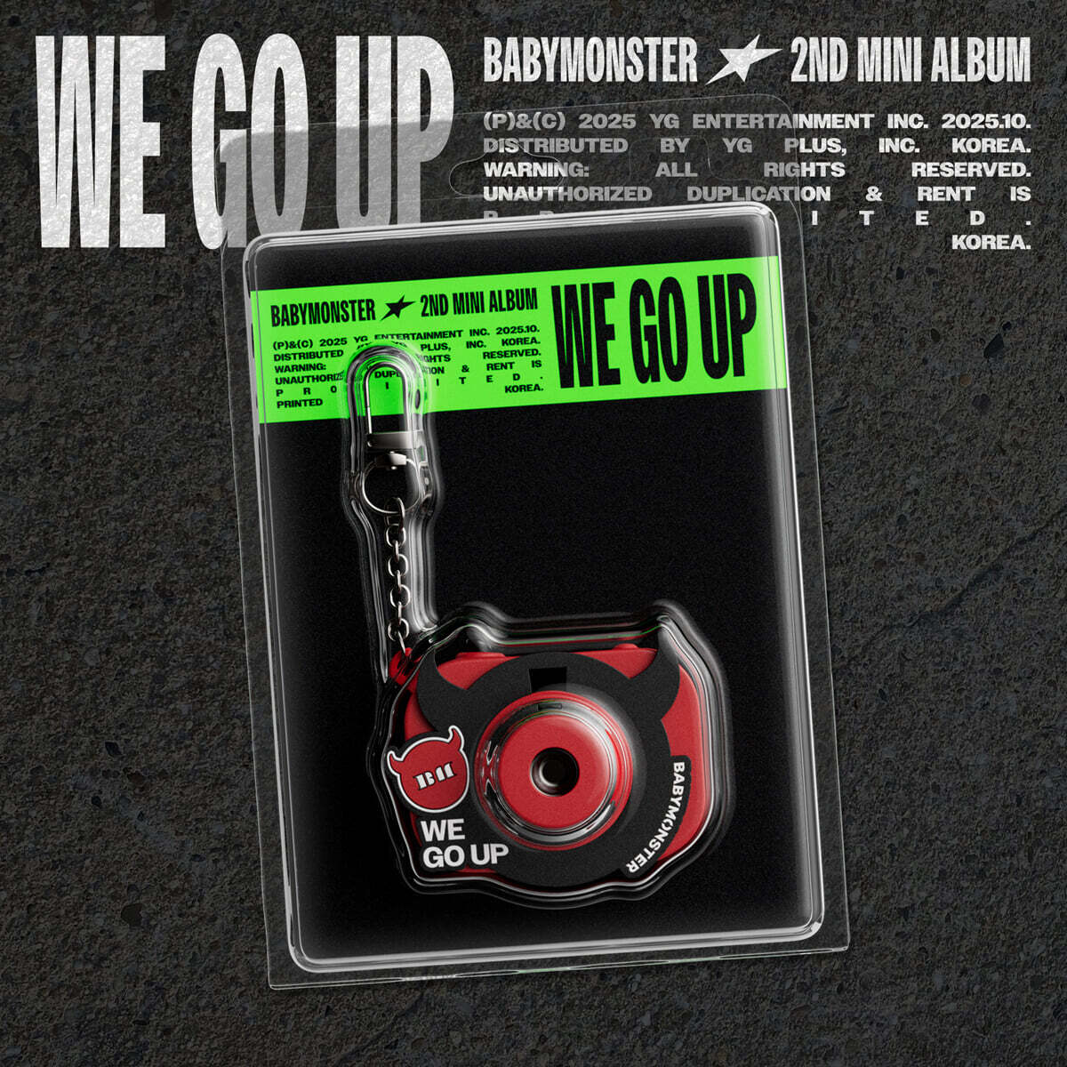 [PRE-ORDER] BABYMONSTER - 2nd Mini Album WE GO UP (MINI BEAM KEYRING Ver.) BABYMONSTER  DKshop