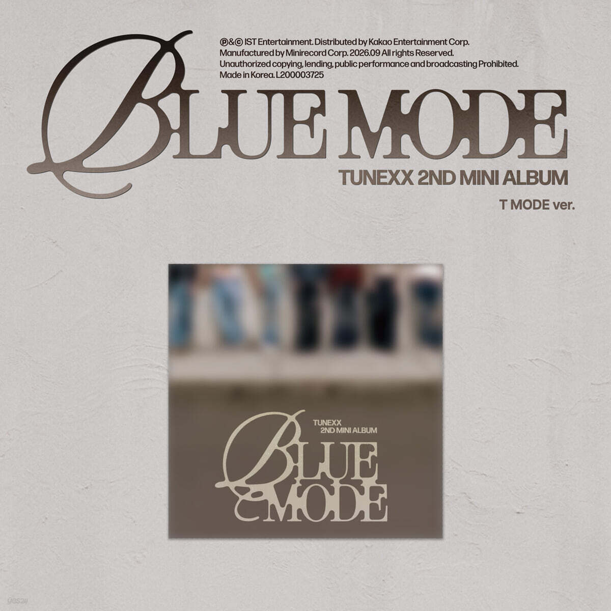 [PRE-ORDER] TUNEXX - 2nd Mini Album BLUE MODE (T MODE Ver.) TUNEXX  DKshop