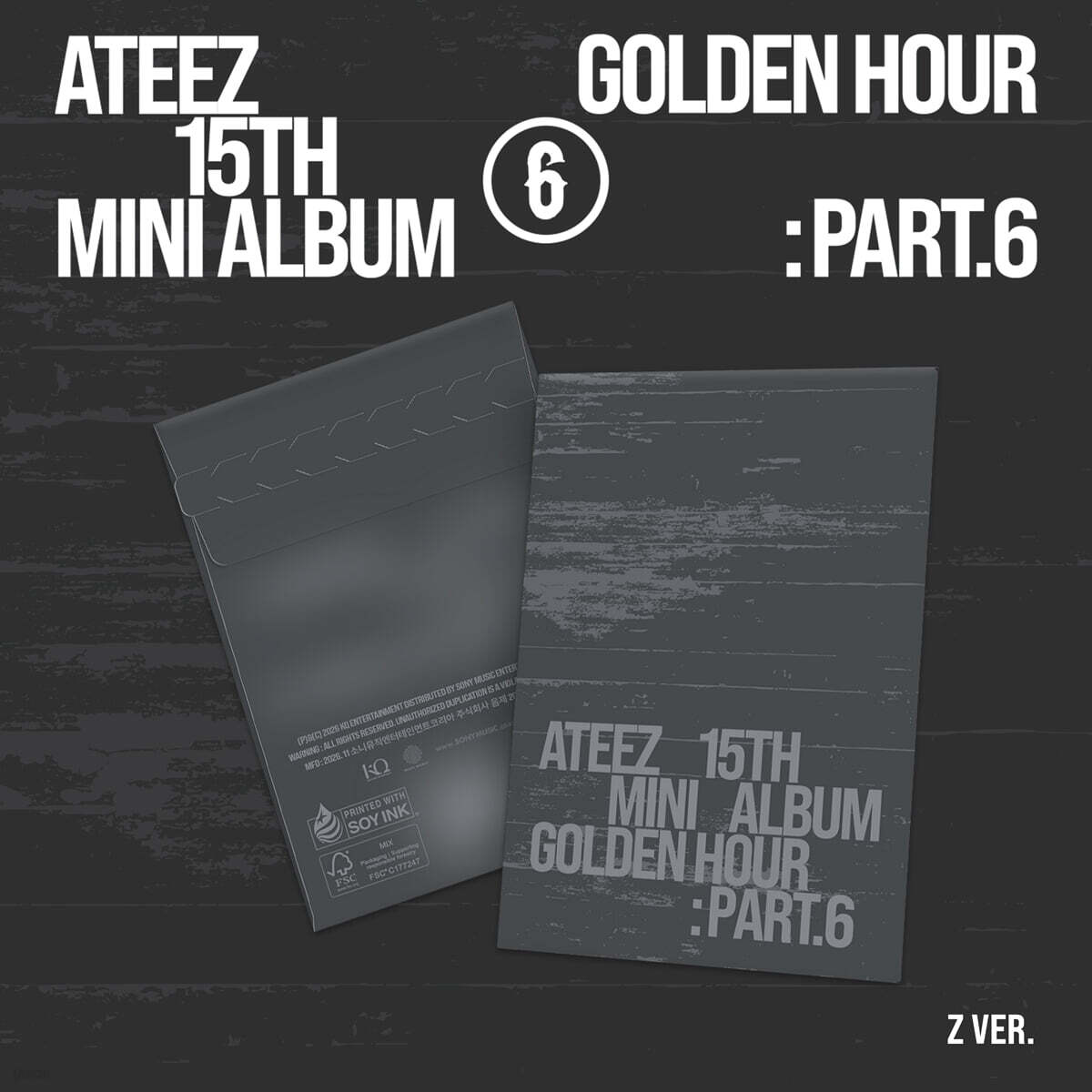 [PRE-ORDER] ATEEZ - 15th Mini Album GOLDEN HOUR : Part.6 (POCAALBUM) ATEEZ  DKshop