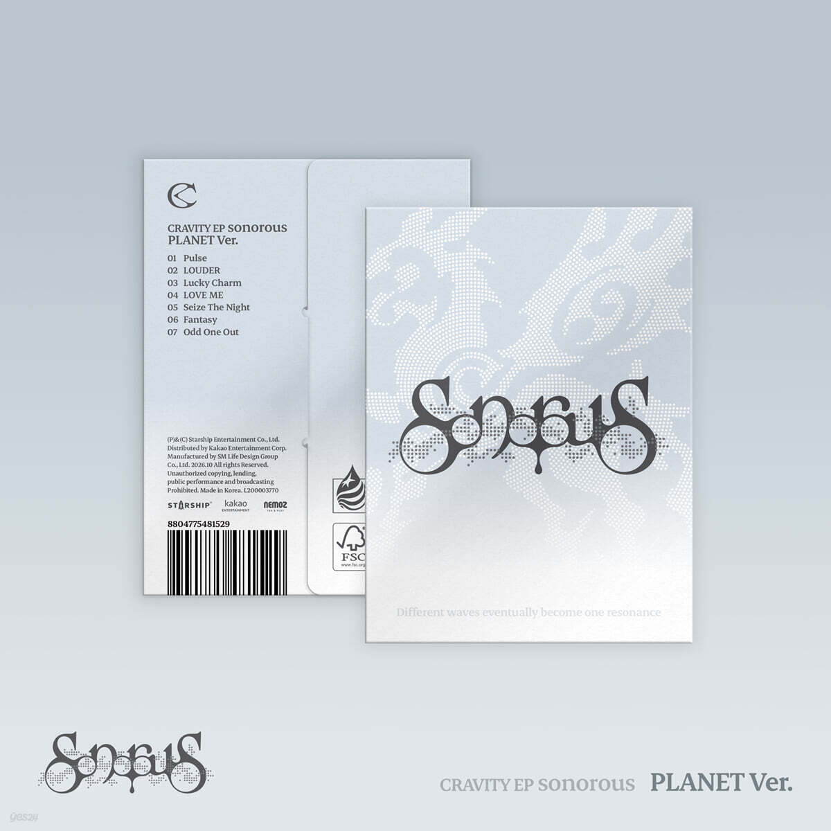 [PRE-ORDER] CRAVITY - EP : sonorous (PLANET Ver.) CRAVITY  DKshop