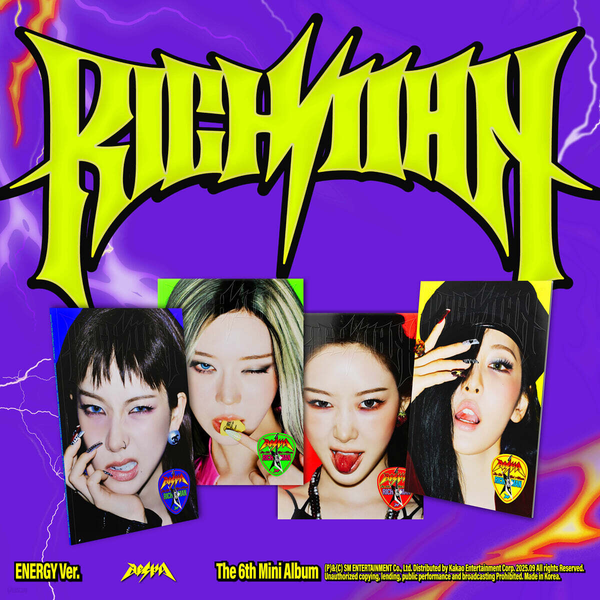 [PRE-ORDER] aespa - 6th Mini Album Rich Man (ENERGY Ver.) aespa  DKshop