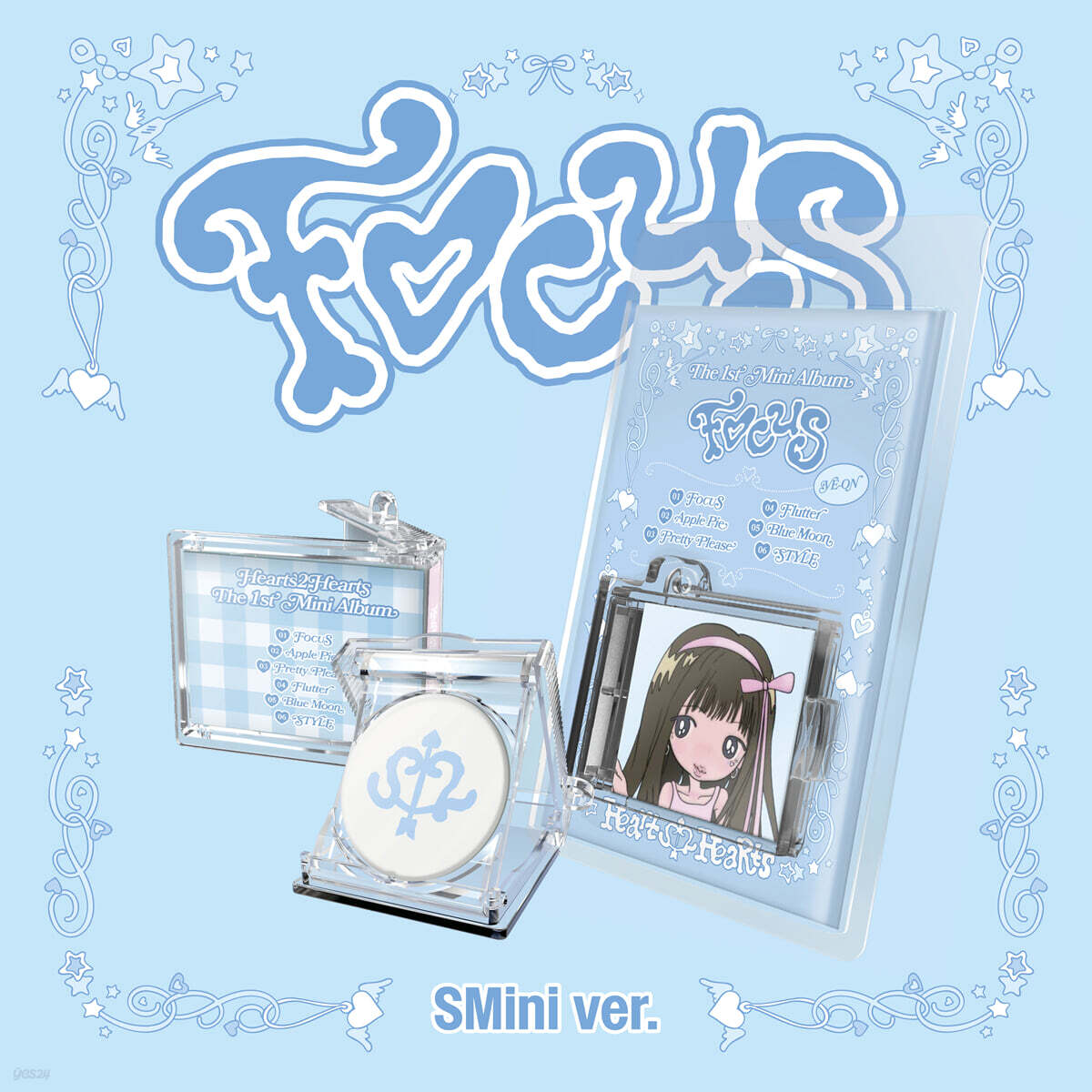 [PRE-ORDER] Hearts2Hearts - 1st Mini Album FOCUS (SMini Ver.) (Random Ver.) Hearts2Hearts  DKshop