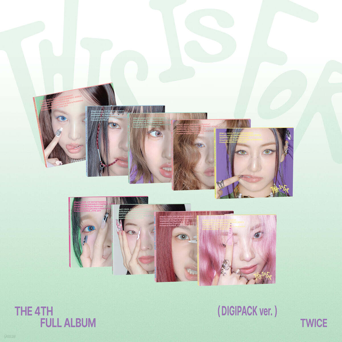 [PRE-ORDER] TWICE - 4th Full Album THIS IS FOR CONFETTI (DIGIPACK Ver.) (Random Ver.) TWICE  DKshop