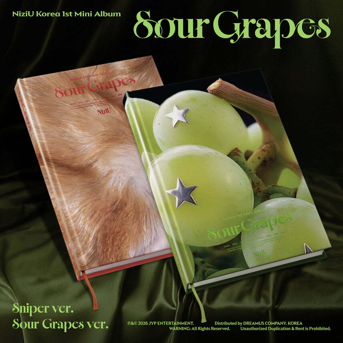 [PRE-ORDER] NiziU - Korea 1st Mini Album Sour Grapes NiziU  DKshop