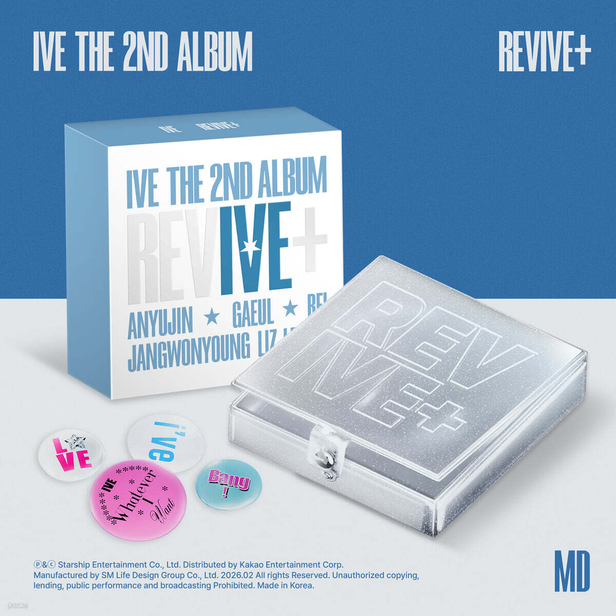 [PRE-ORDER] IVE - THE 2ND ALBUM REVIVE+ (MD Ver.) IVE  DKshop