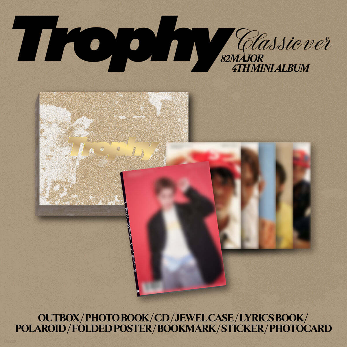 [PRE-ORDER] 82MAJOR - 4th Mini Album Trophy (Classic Ver.) TEMPEST  DKshop