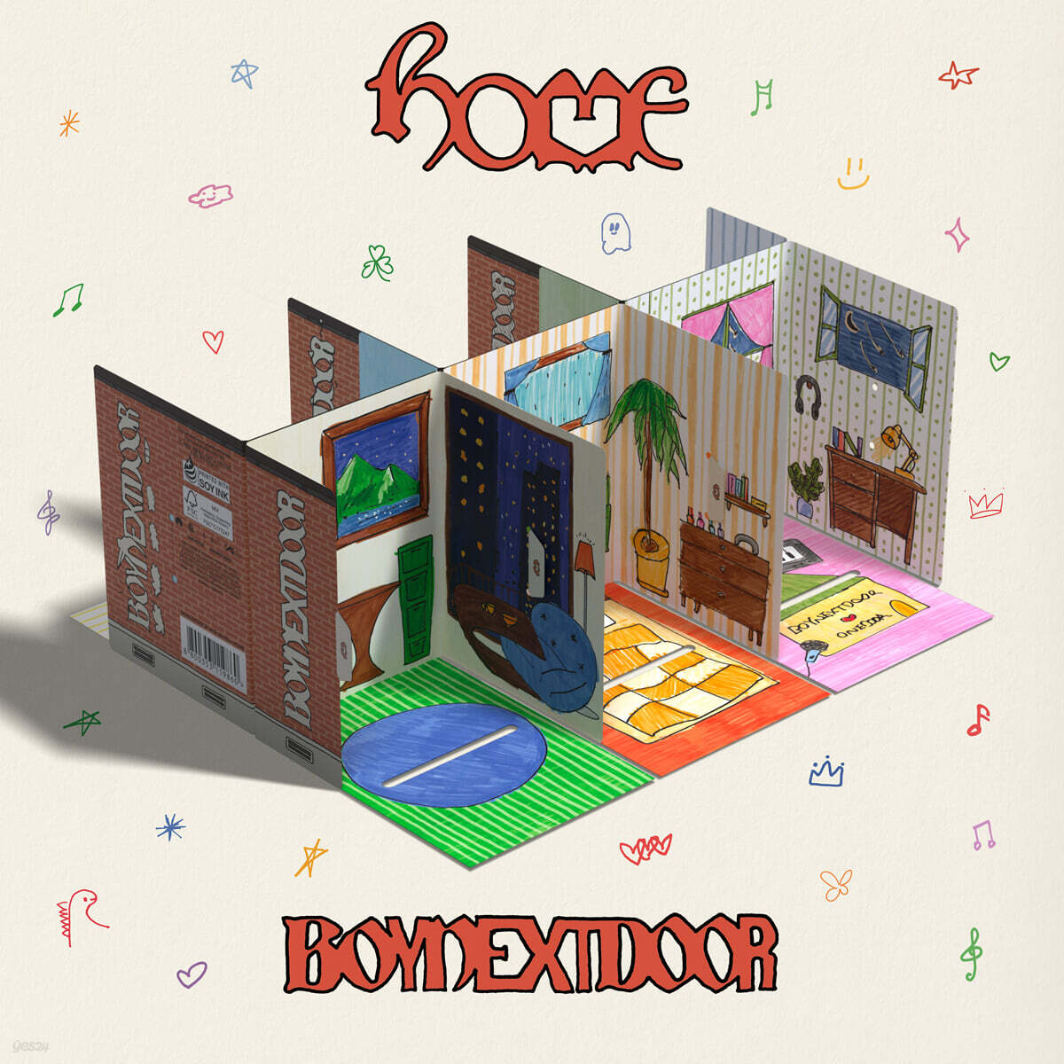 [PRE-ORDER] BOYNEXTDOOR - 1st Studio Album HOME (Weverse Albums Ver.) (Random Ver.) BOYNEXTDOOR  DKshop