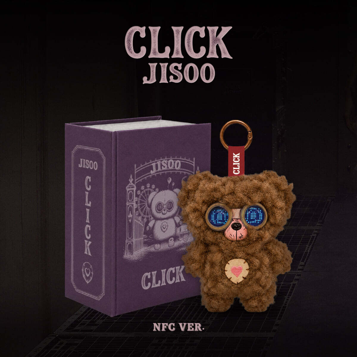 [PRE-ORDER] JISOO - Single Album CLICK (CLICK BABY BEAR NFC VER.) BLACKPINK  DKshop