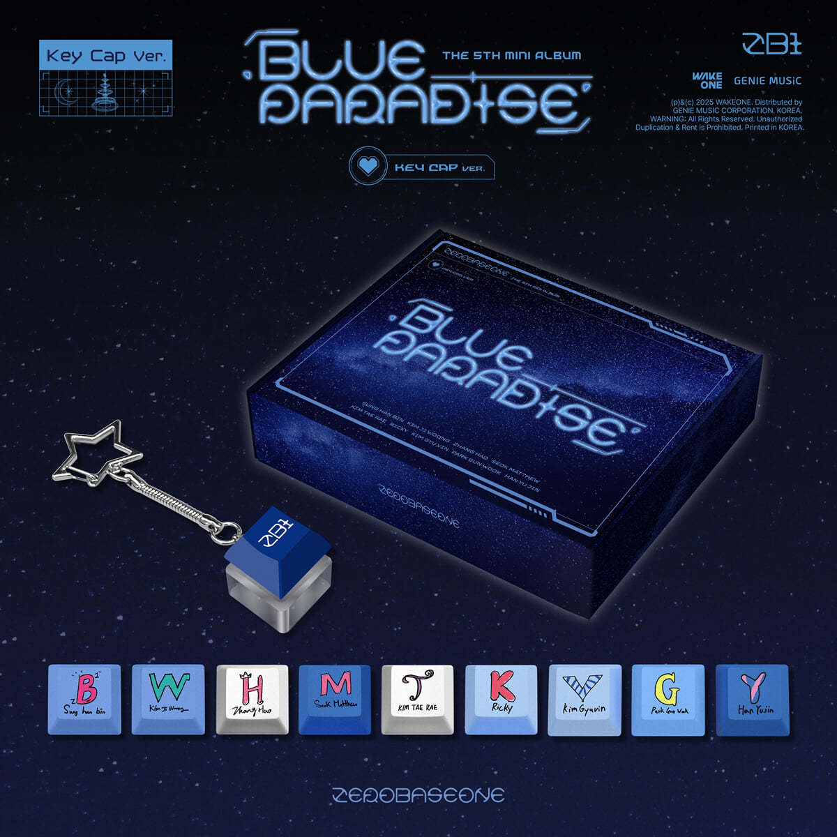 [PRE-ORDER] ZEROBASEONE - 5th Mini Album BLUE PARADISE (Key Cap Ver.)