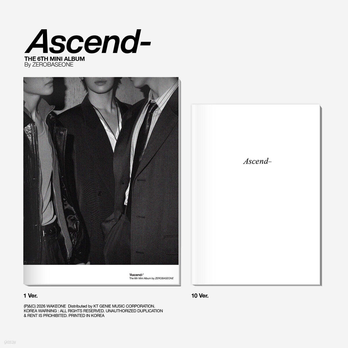 [PRE-ORDER] ZEROBASEONE - 6th Mini Album Ascend- ZEROBASEONE  DKshop