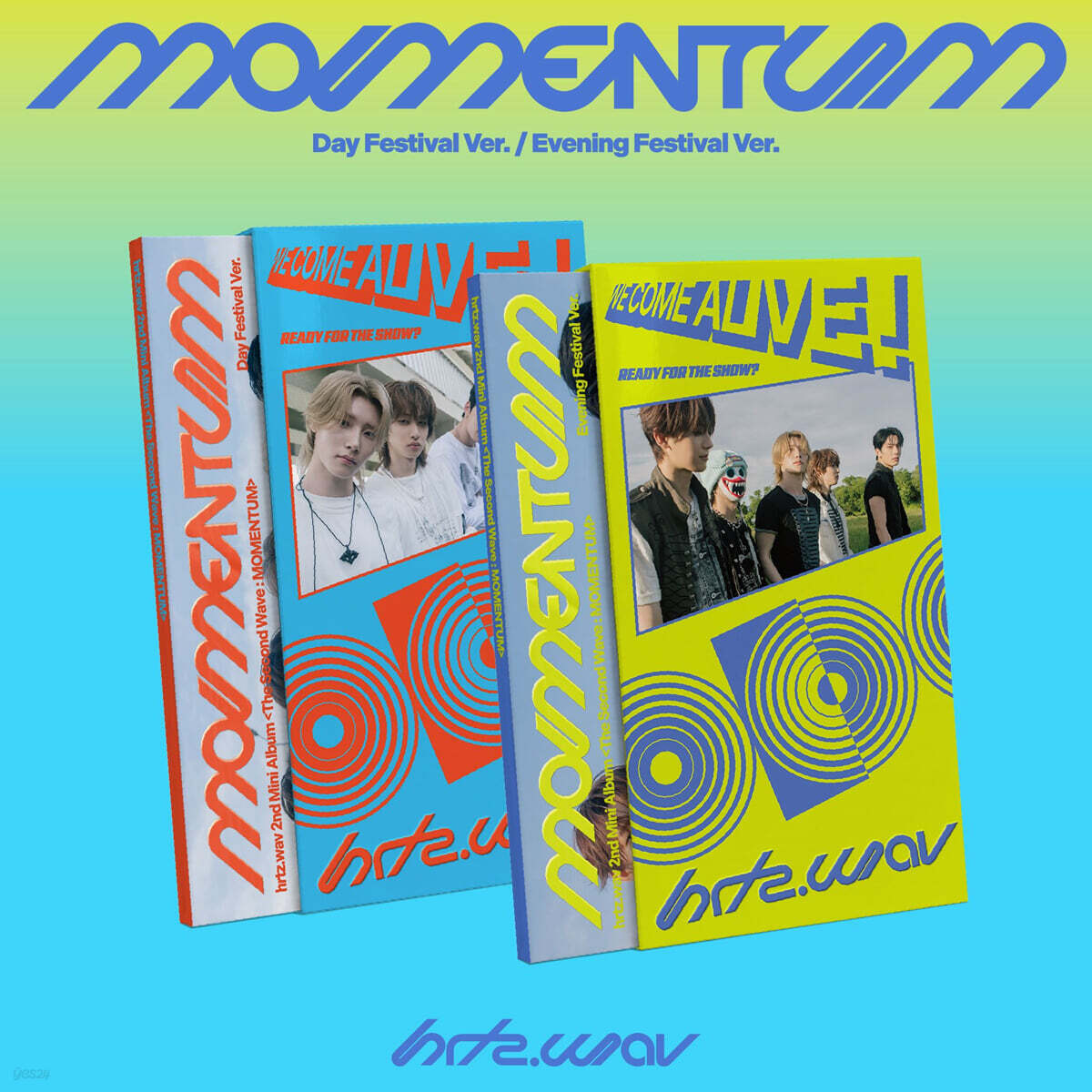 [PRE-ORDER] hrtz.wav - 2nd Mini Album The Second Wave : MOMENTUM hrtz.wav  DKshop