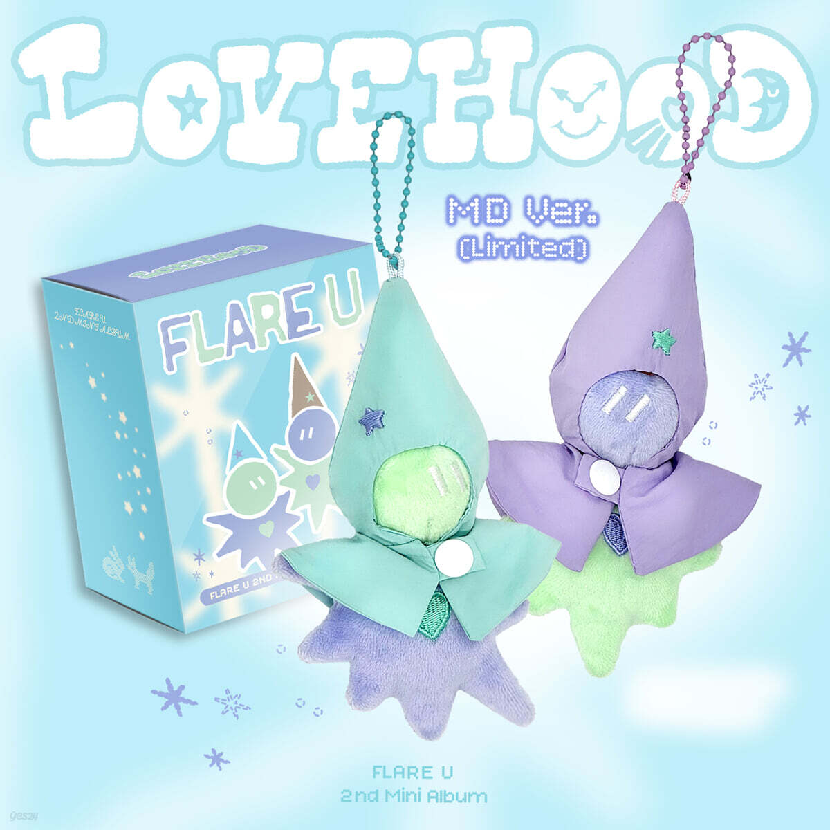 [PRE-ORDER] FLARE U - 2nd Mini Album LOVEHOOD (MD Ver.) (LIMITED EDITION) FLARE U  DKshop