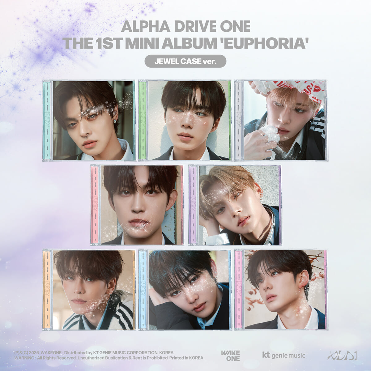 [PRE-ORDER] ALPHA DRIVE ONE - 1st Mini Album EUPHORIA (JEWEL CASE Ver.) ALPHA DRIVE ONE  DKshop