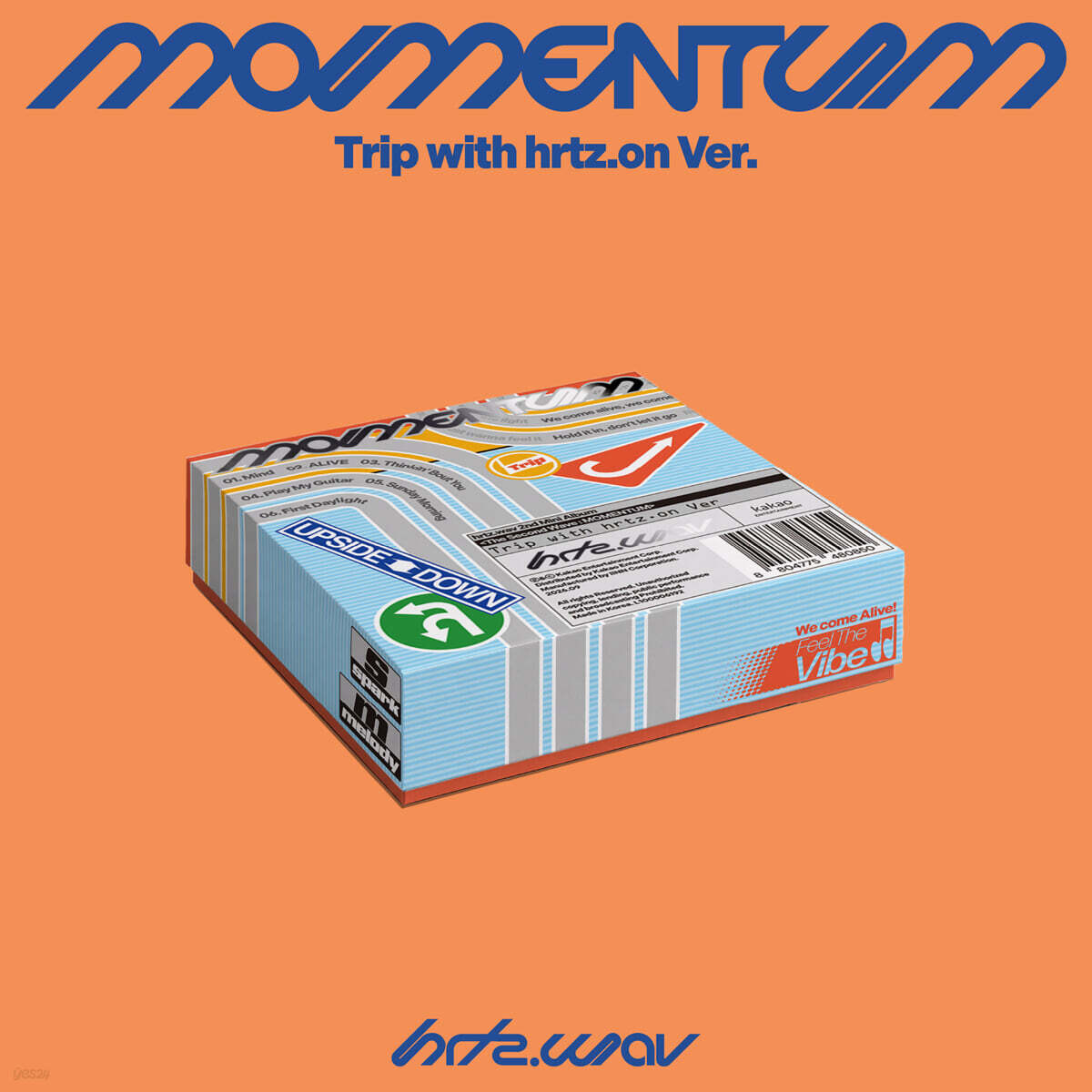[PRE-ORDER] hrtz.wav - 2nd Mini Album The Second Wave : MOMENTUM (Trip with hrtz.on Ver.) hrtz.wav  DKshop