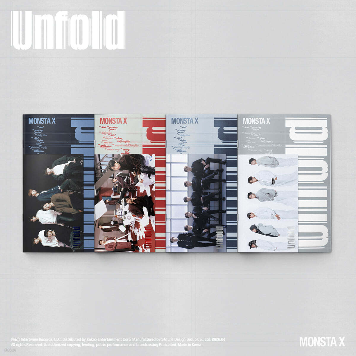[PRE-ORDER] MONSTA X - 3rd Full Album Unfold MONSTA X  DKshop