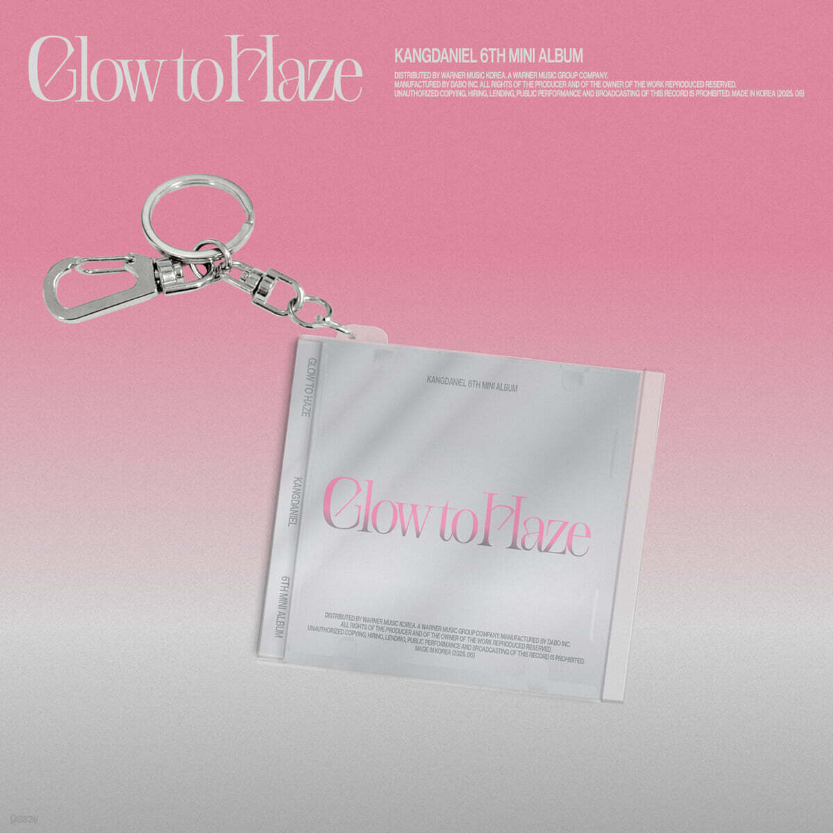[PRE-ORDER] KANG DANIEL - 6th Mini Album Glow to Haze (MINI CD KEYRING Ver.) KANG DANIEL  DKshop