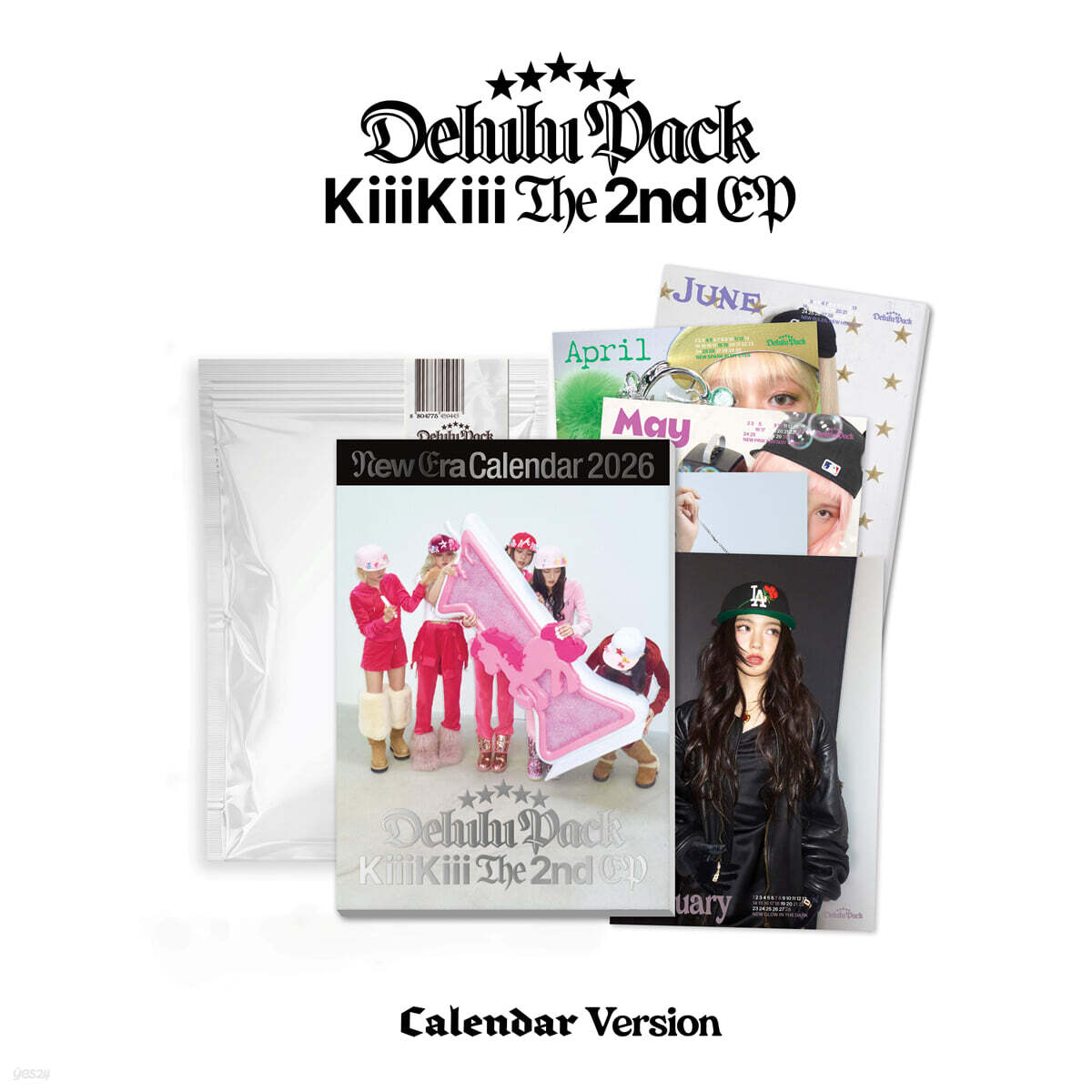 [PRE-ORDER] KiiiKiii - The 2nd EP Delulu Pack (Calendar Ver.)
