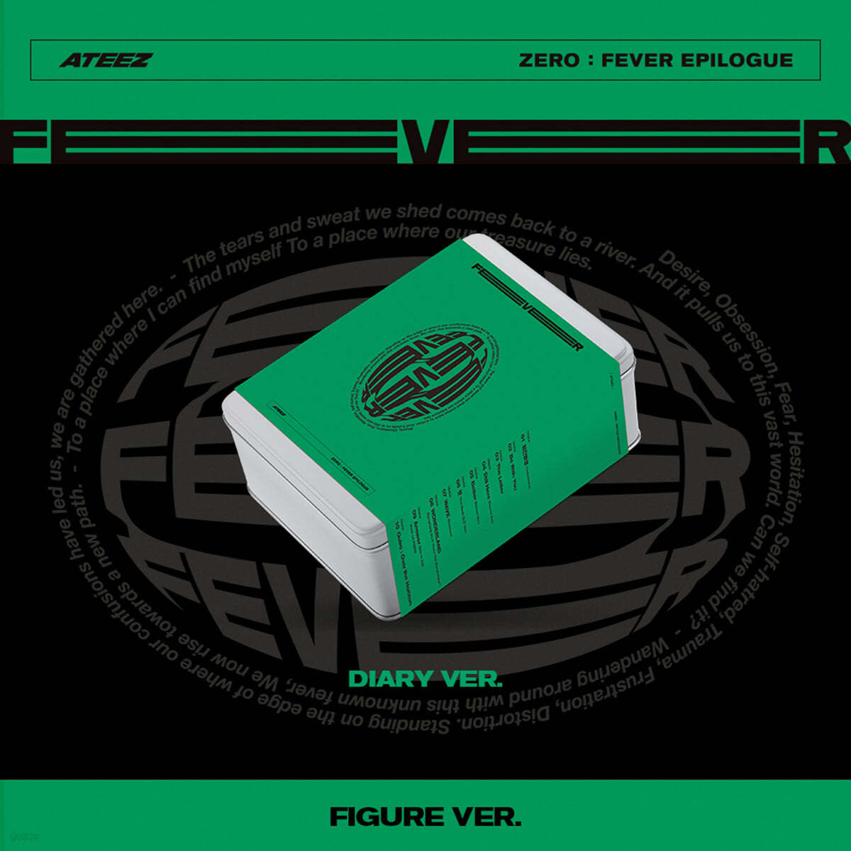 [POB Selectable] [PRE-ORDER] ATEEZ - 1st Repackage EP ZERO : FEVER EPILOGUE (DIARY VER.) (FIGURE VER.)