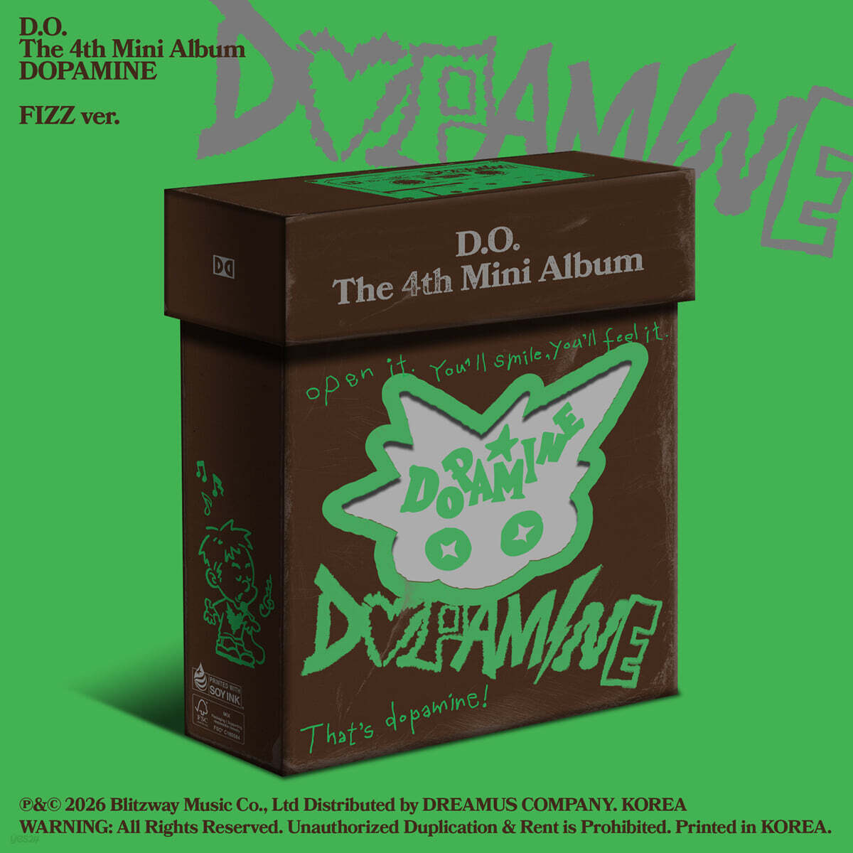 [PRE-ORDER] DOH KYUNG SOO (D.O.) - 4th Mini Album DOPAMINE (FIZZ VER.) EXO  DKshop