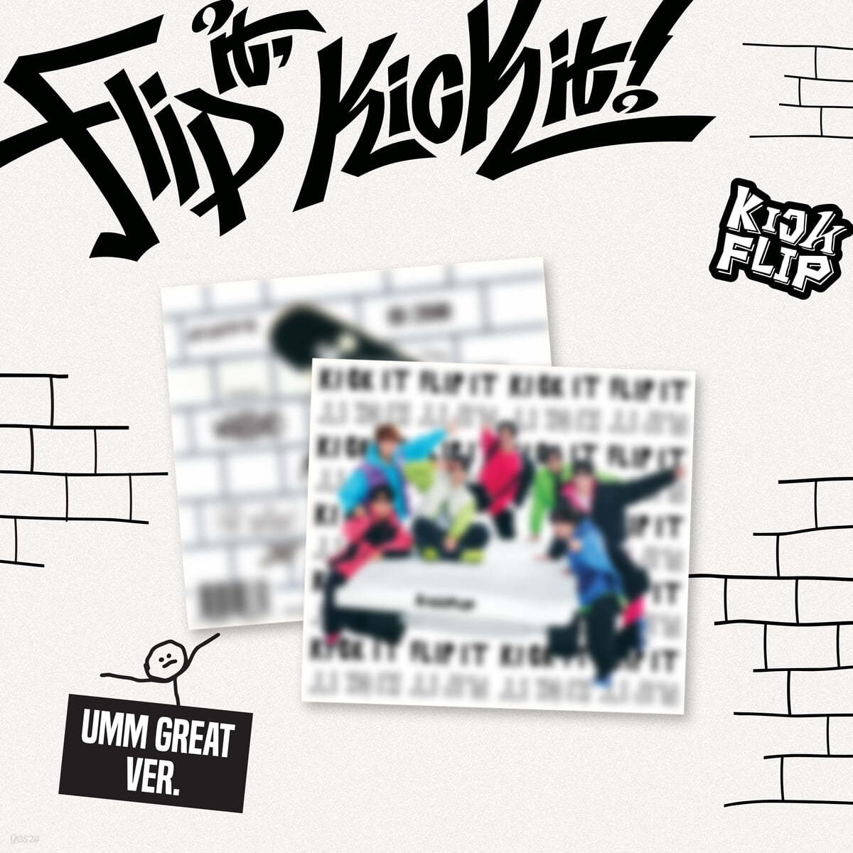 KickFlip - 1st Mini Album Flip it, Kick it! (Umm Great Ver.) KickFlip  DKshop