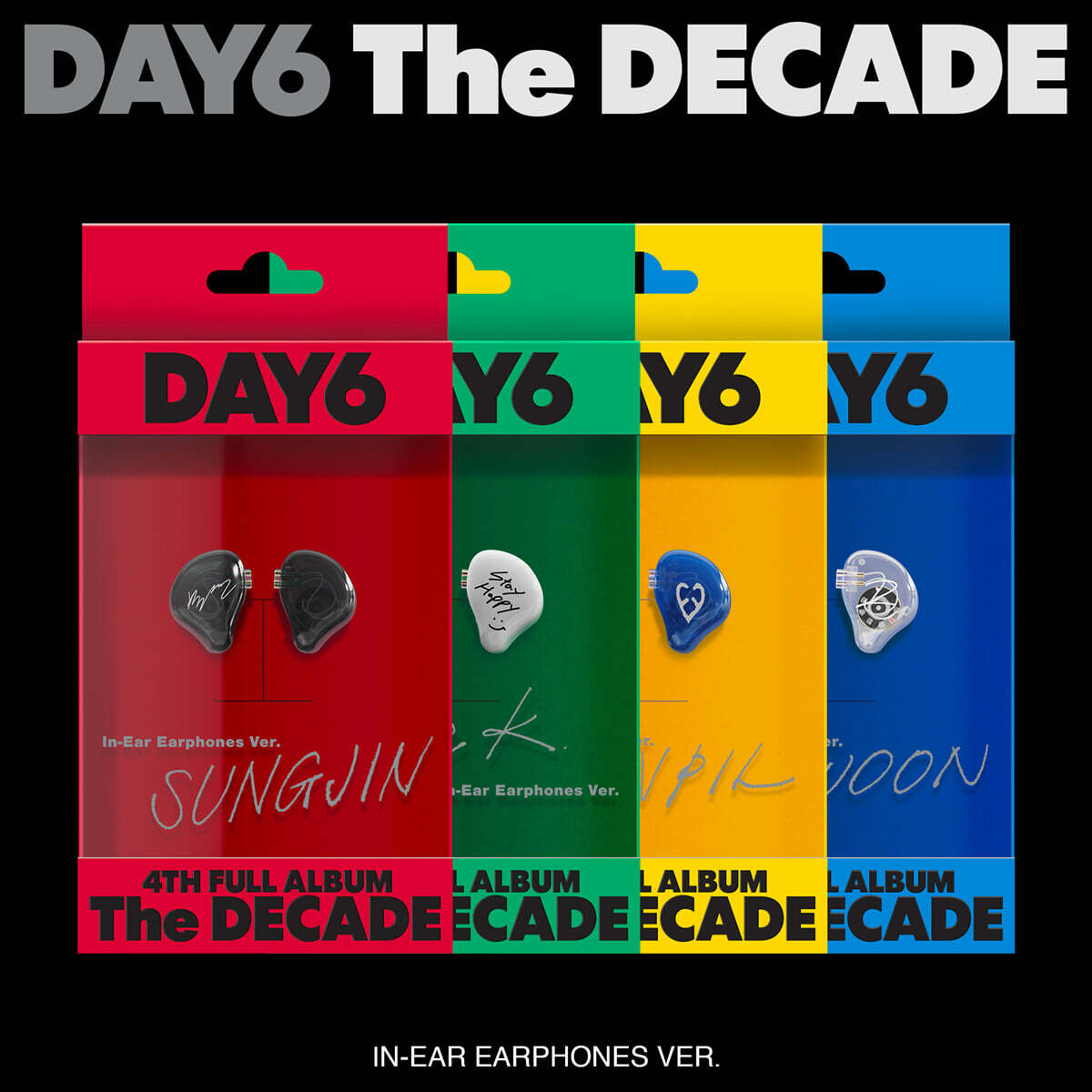 [PRE-ORDER] DAY6 - 4th Full Album The DECADE (In-Ear Earphones Ver.) (Random Ver.) DAY6  DKshop