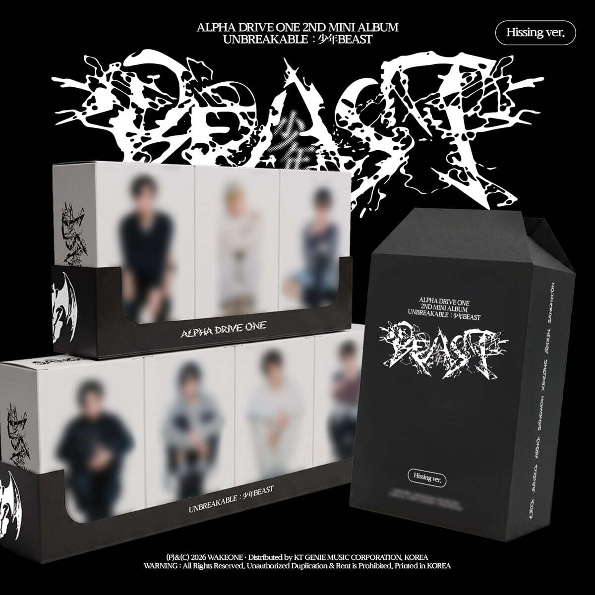 [PRE-ORDER] ALPHA DRIVE ONE - 2nd Mini Album UNBREAKABLE : 少年BEAST (Hissing Ver.) ALPHA DRIVE ONE  DKshop
