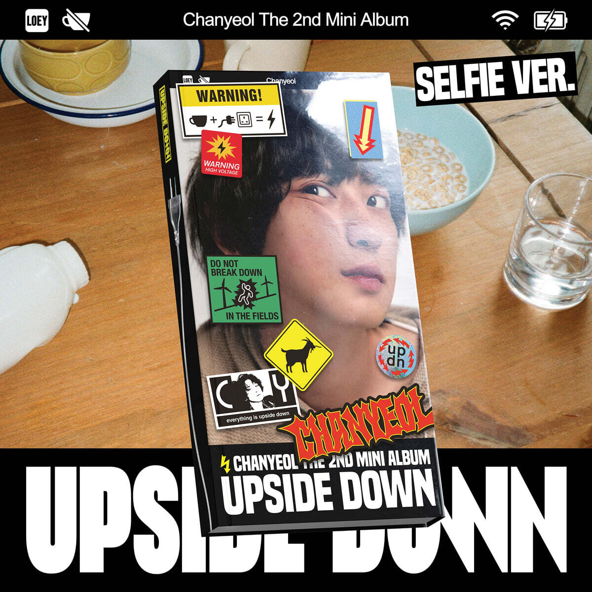[PRE-ORDER] CHANYEOL - 2nd Mini Album Upside Down (Selfie Ver.) EXO  DKshop