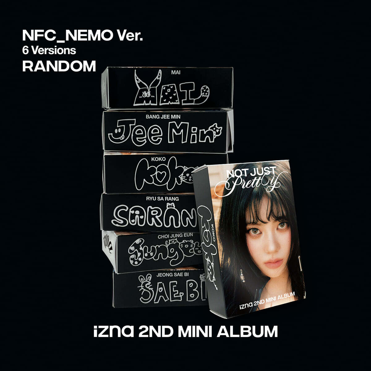 [PRE-ORDER] izna - 2nd Mini Album Not Just Pretty (NFC_Nemo Ver.) (Random Ver.) izna  DKshop